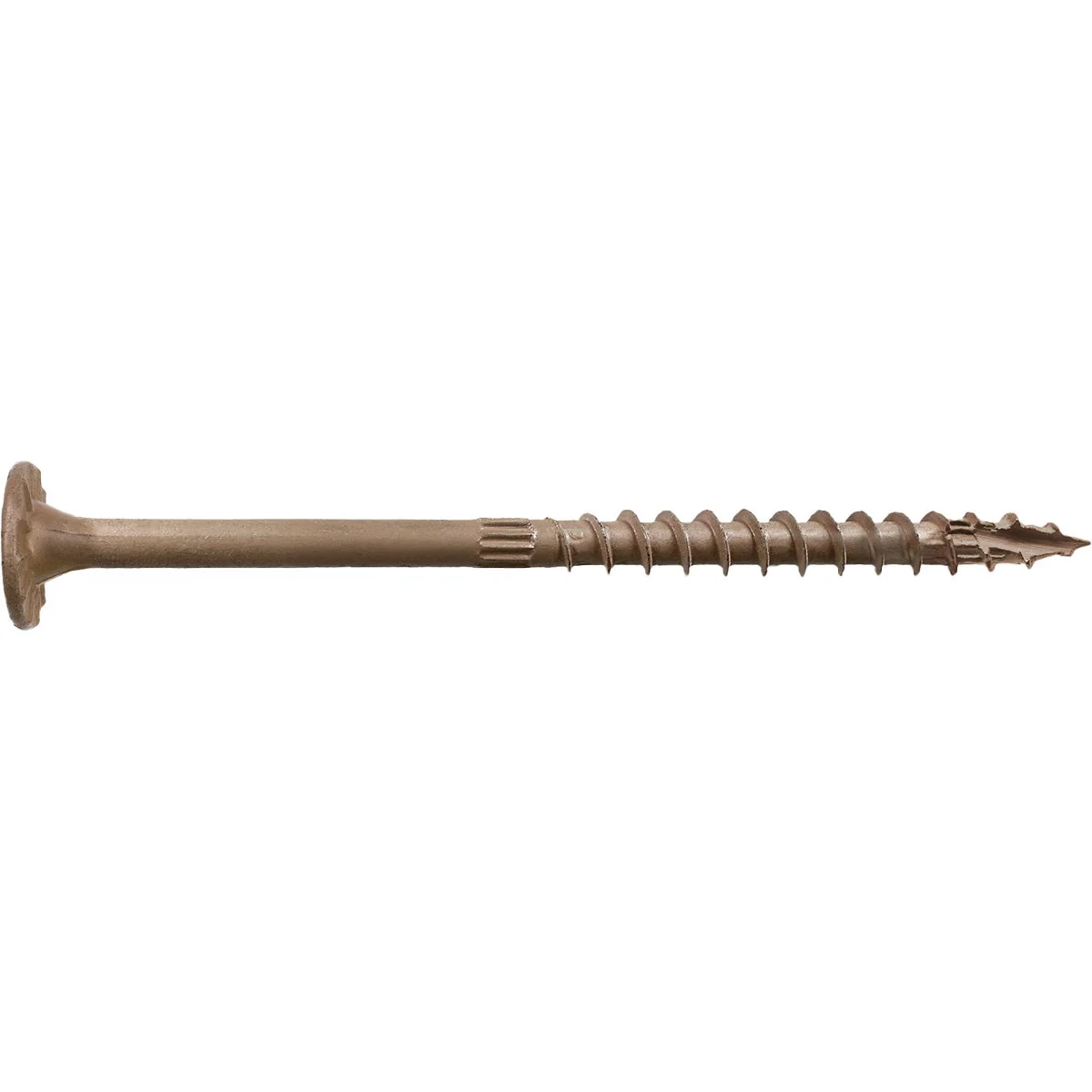Traditional Simpson Strong-Tie Strong-Drive SDWS Timber Exterior Grade 0.220 in. x 5 In. T40 Screw Natural