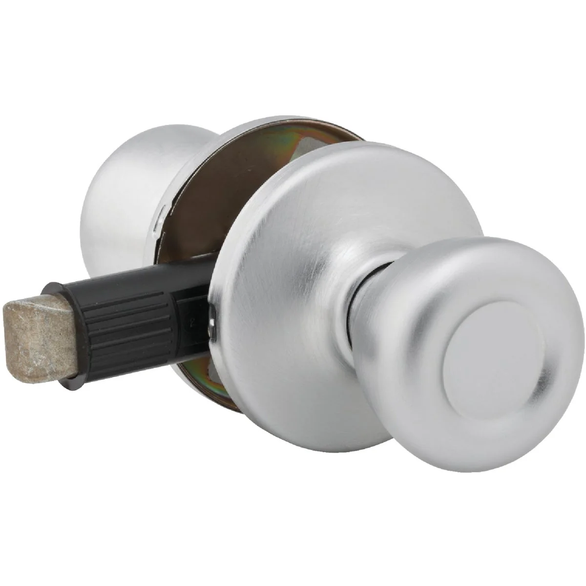Traditional Kwikset Satin Chrome Mobile Home Passage Lockset Safe