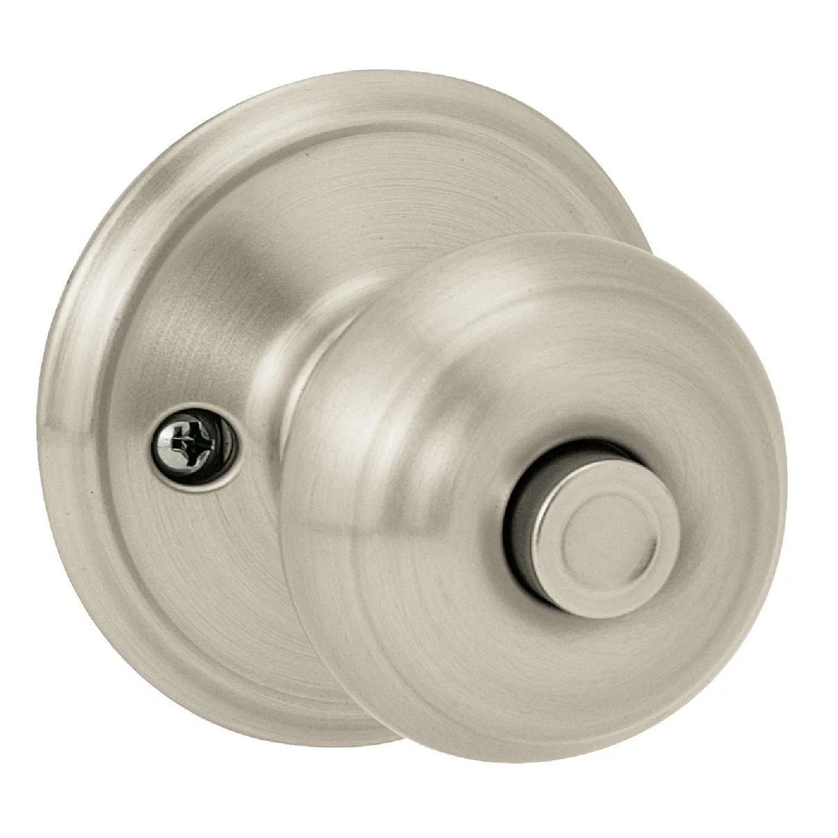 Crafted Schlage Georgian Satin Nickel Bed Bath Door Knob Optimized