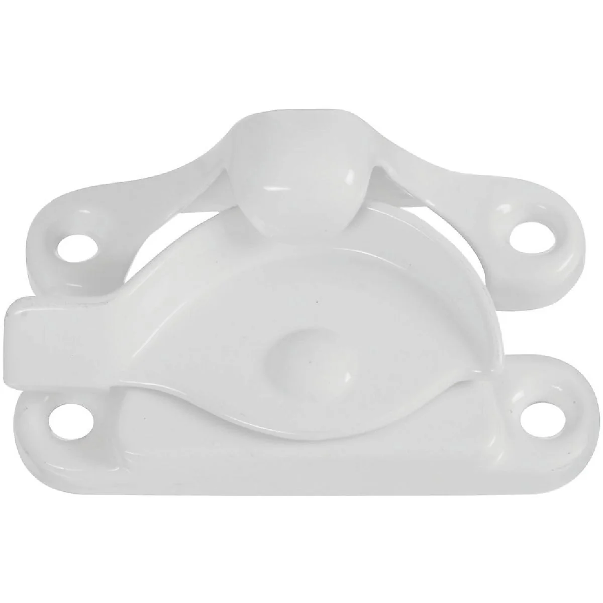 Soft National White 7 8 In. Crescent Sash Lock Effective