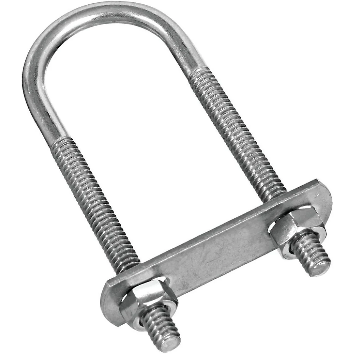 Fast National 1 4 In. x 1-1 8 In. x 3-1 2 In. Stainless Steel Round U Bolt Dependable