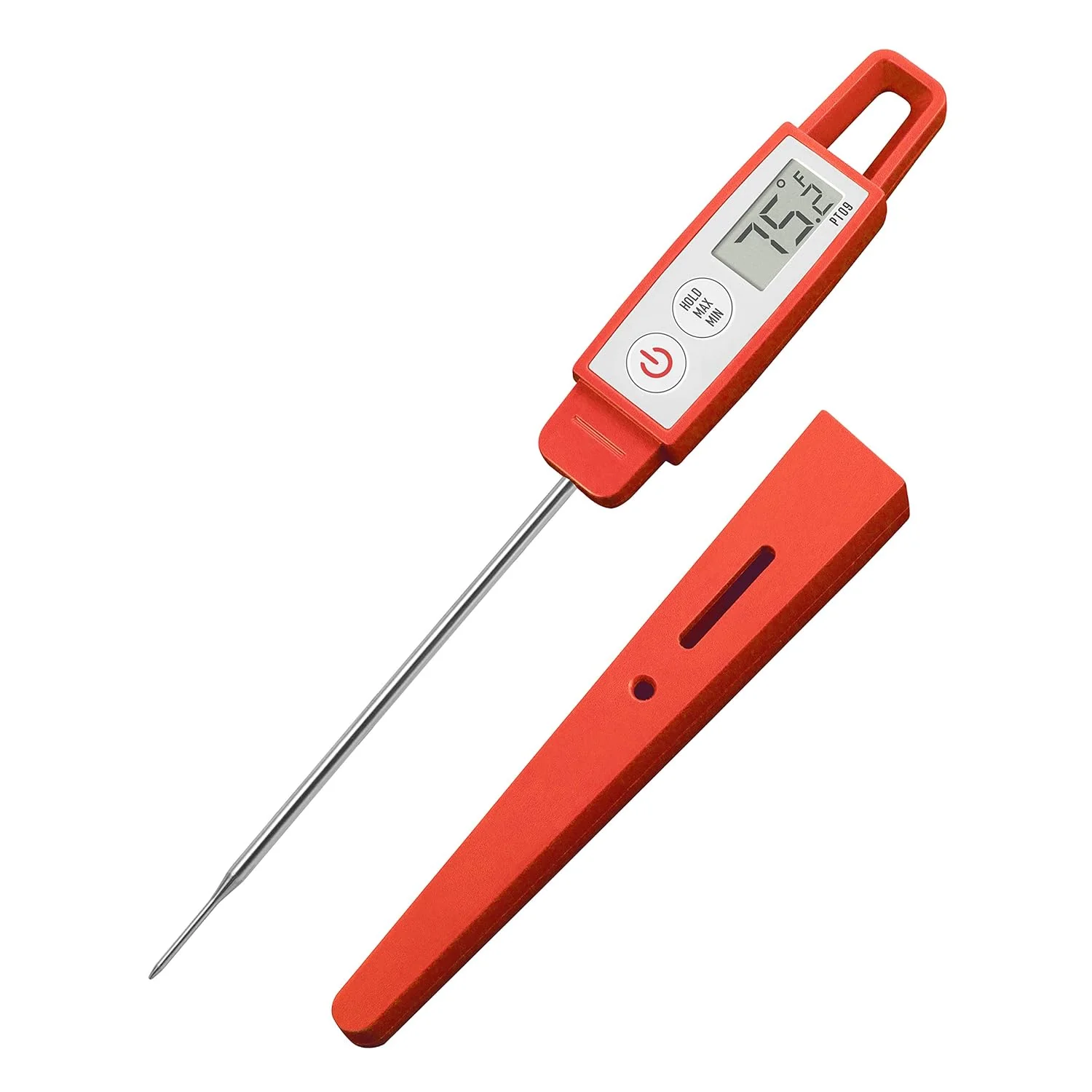 Traditional Lavatools PT09 Super-Quick Commercial Grade Digital Thermometer for Cooking Meat Candy Candle Liquid Oil 4.5 Compact Probe Splash Proof Crafted