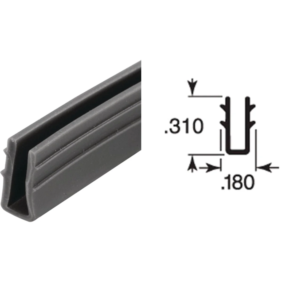Trusted Prime Line 1 4 In. Glass Glazing Channel Luxury
