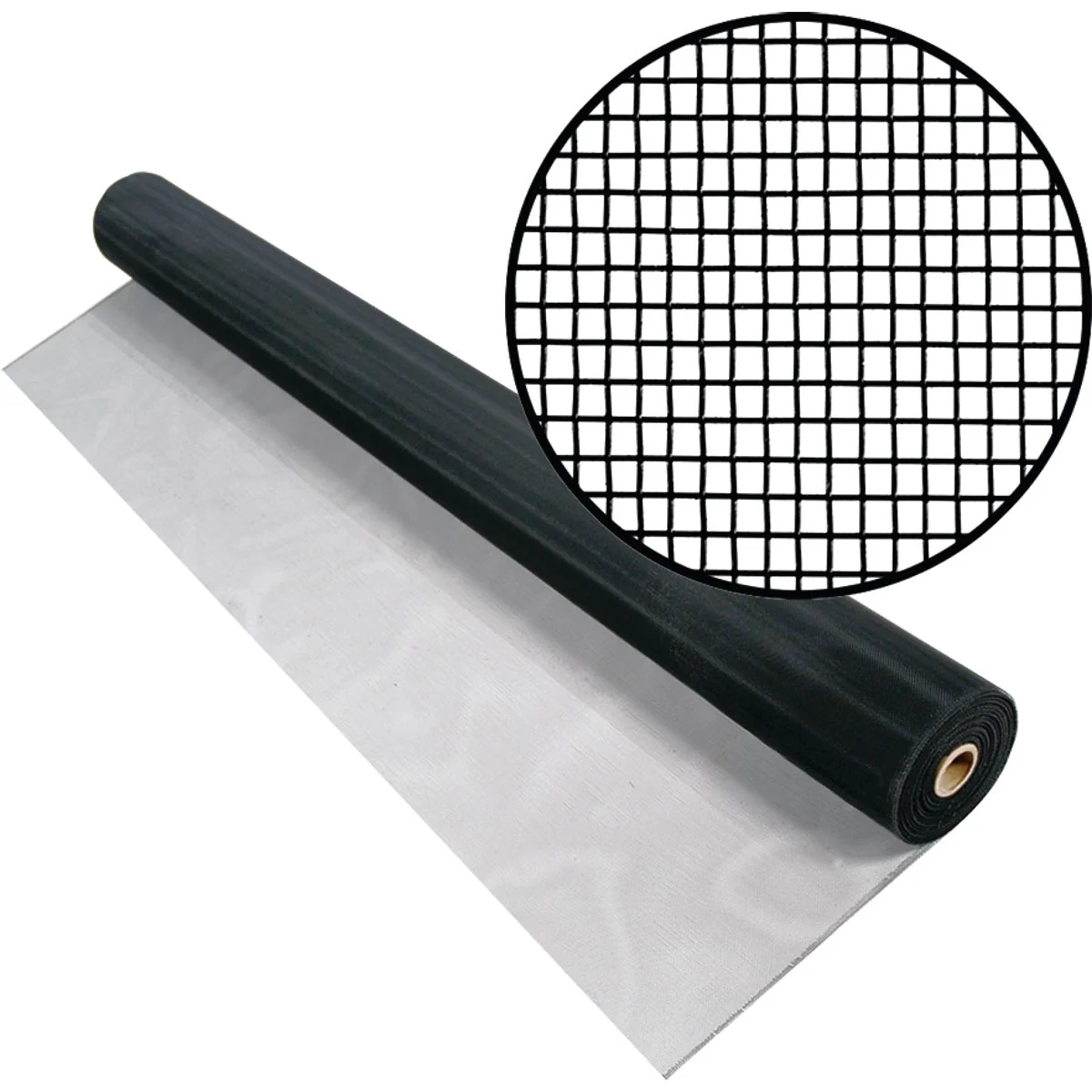 Solid Phifer 30 In. x 100 Ft. Black Aluminum Screen Eco-Friendly