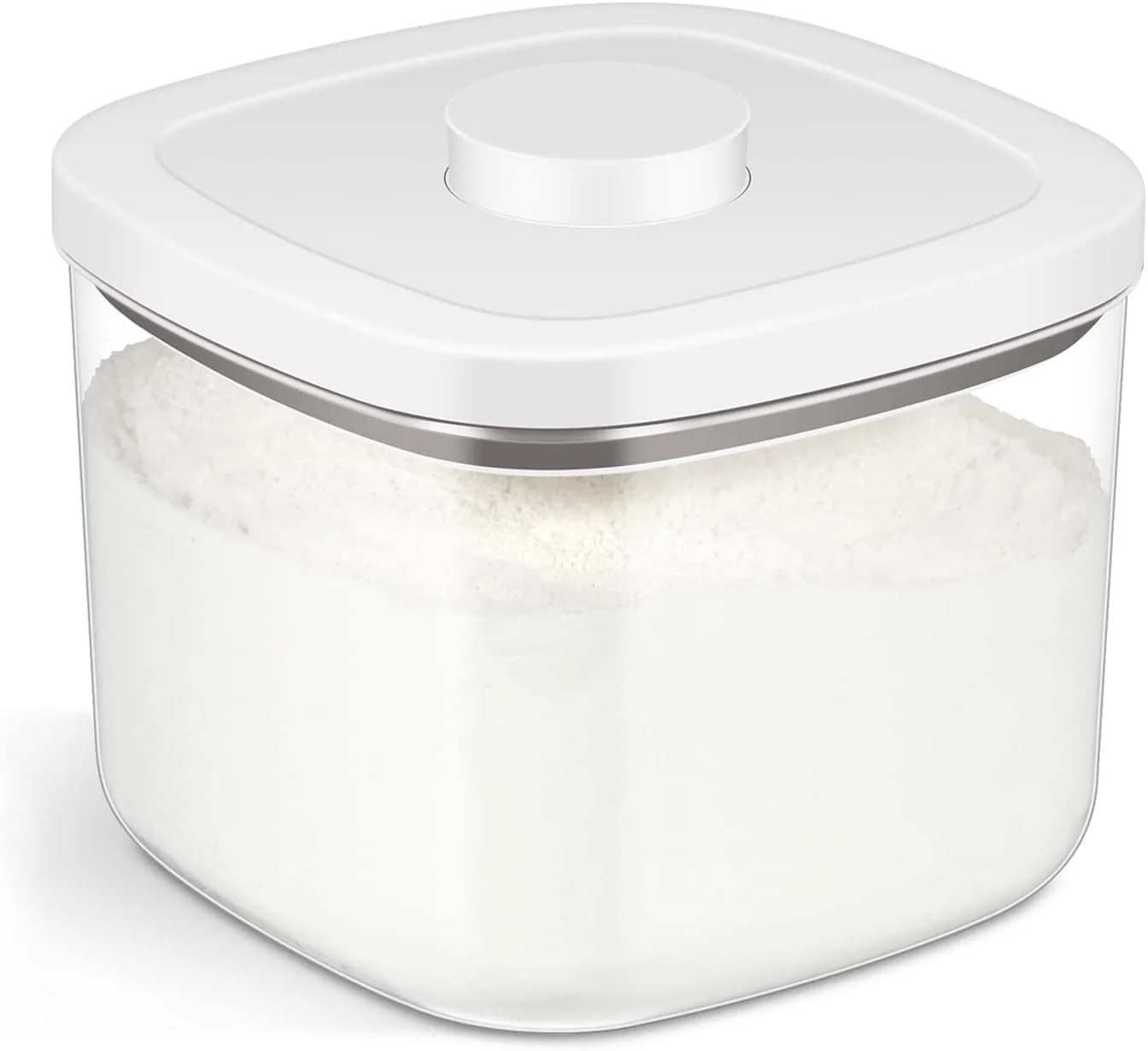 Unique Airtight Rice Container 10 Lbs Clear Plastic Food Storage Container Bin For Flour Sugar Powerful