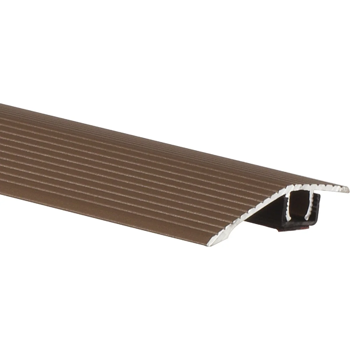 Quality Frost King Satin Cocoa 1-3 16 In. W x 36 In. L Aluminum Reducer Floor Transition High-Grade