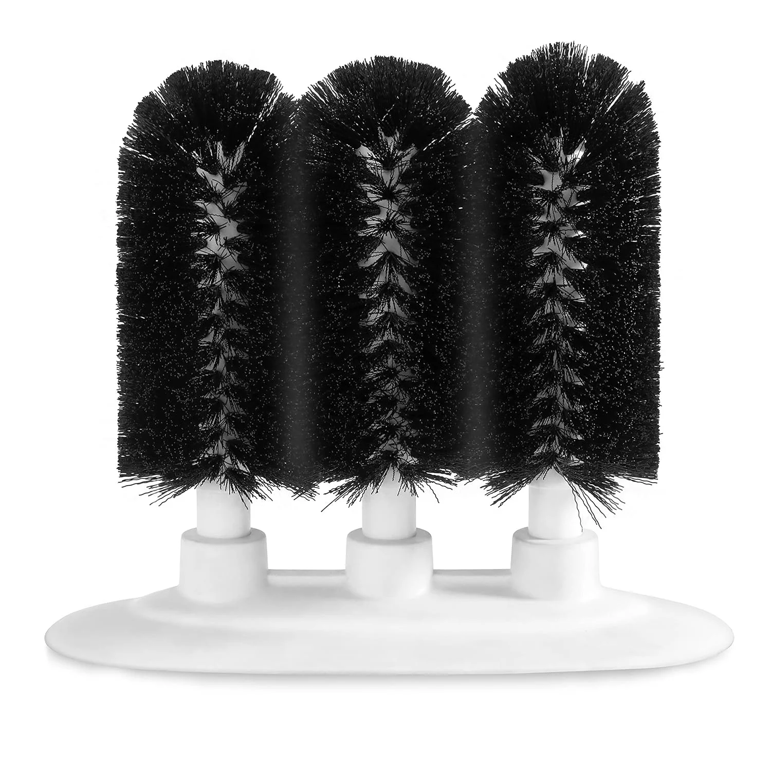 High-Performance Triple Brush Glass Washer – Suction Base Bar Cleaning Original Design