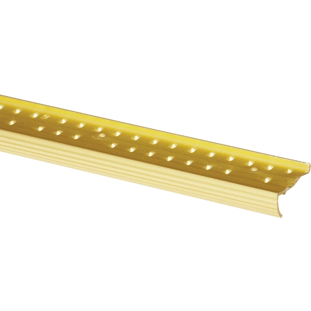 Organic M-D Satin Brass 1-3 8 In. x 6 Ft. Aluminum Carpet Gripper Convenient
