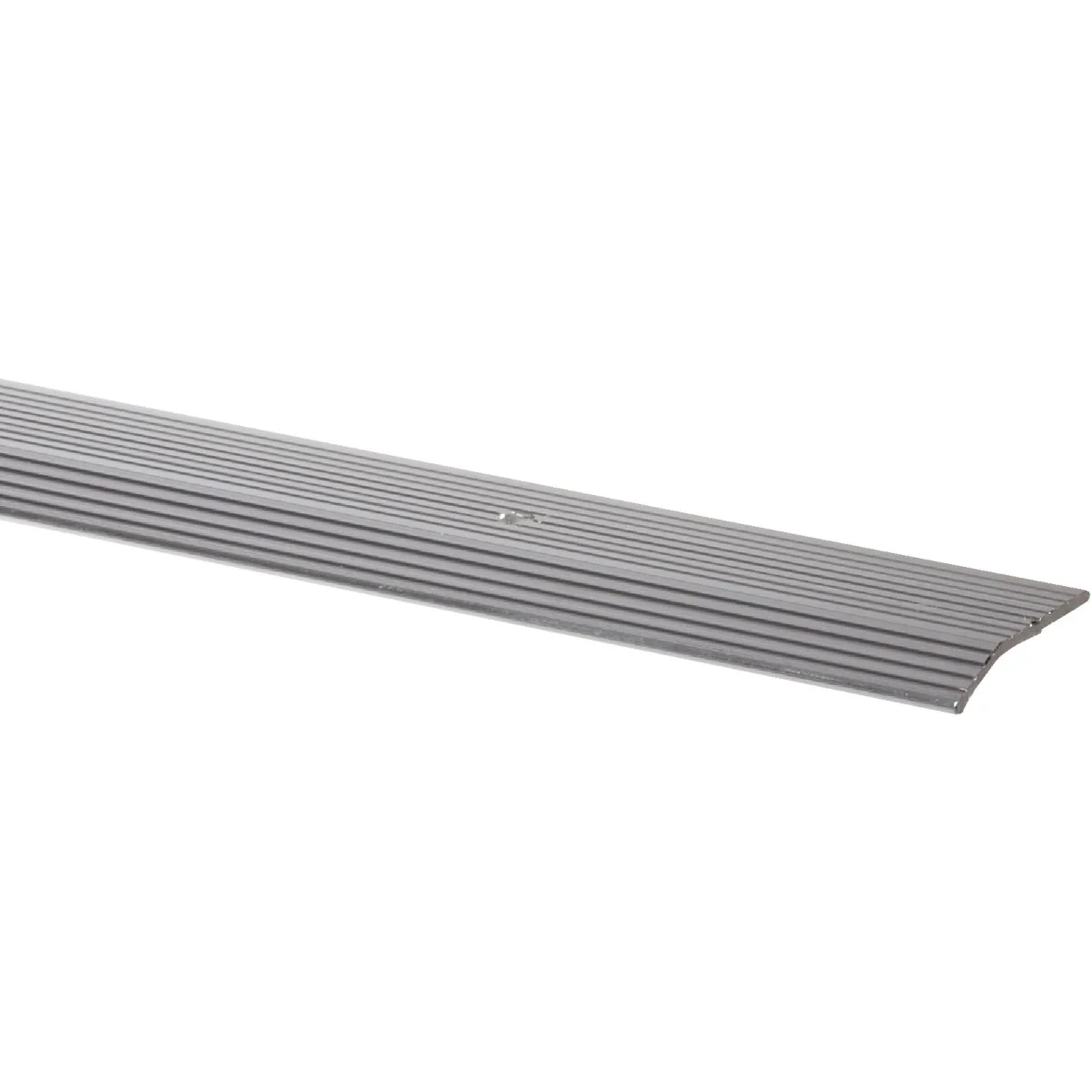 Modern M-D Satin Silver Fluted 1-3 8 In. x 3 Ft. Aluminum Carpet Trim Bar Wide Stylish