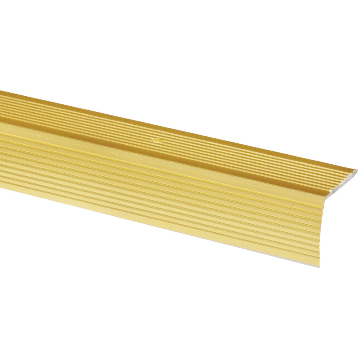 Eco-Friendly M-D Satin Brass 1-1 8 In. W x 36 In. L Aluminum Stairnose Casual