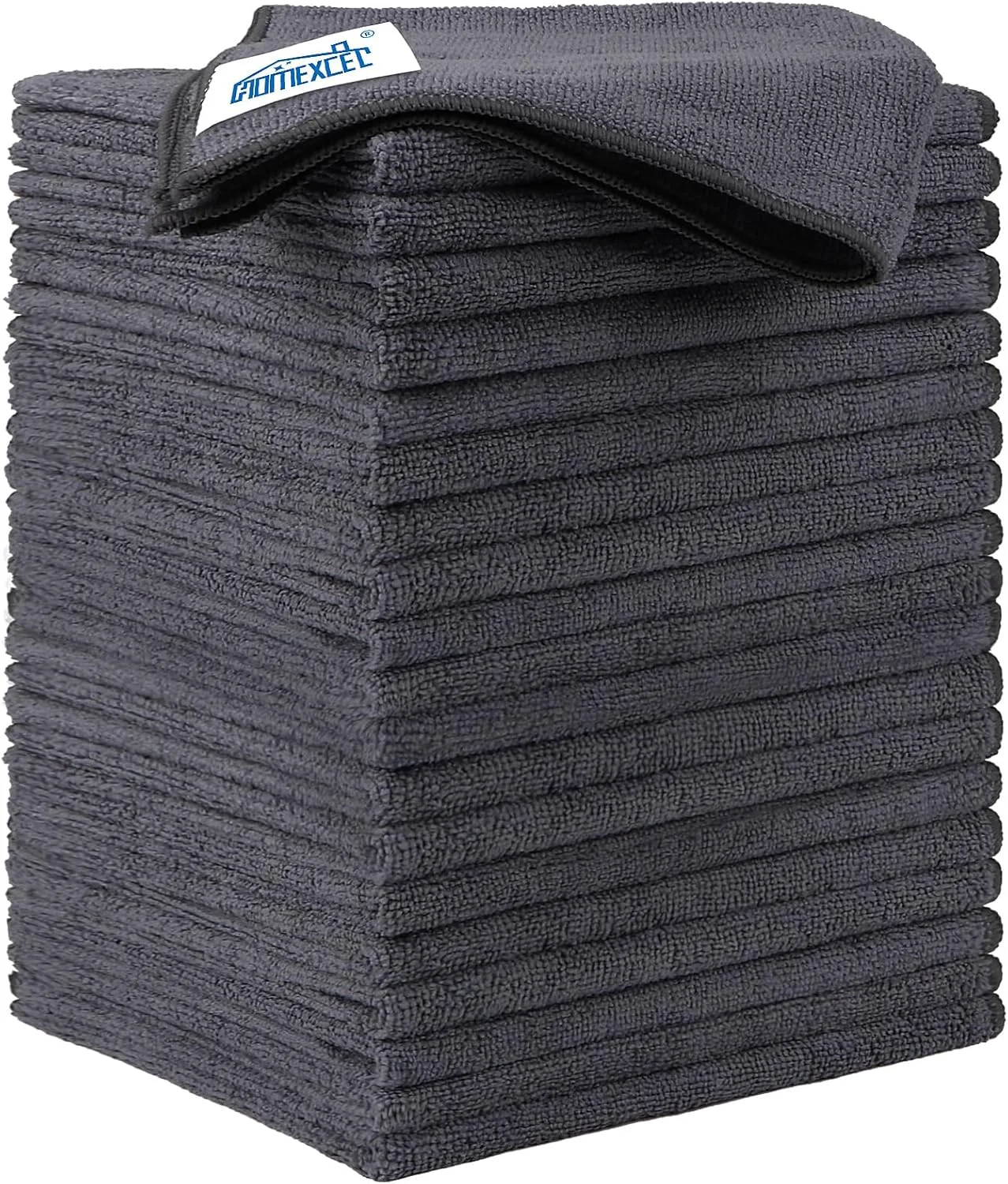 Refined Homexcel Microfiber Cleaning Cloth 20 Pack 11.5 x 11.5 inch Microfiber Towels for Cars Ultra Absorbent Car Washing Cloth Lint Streak Eco-Friendly