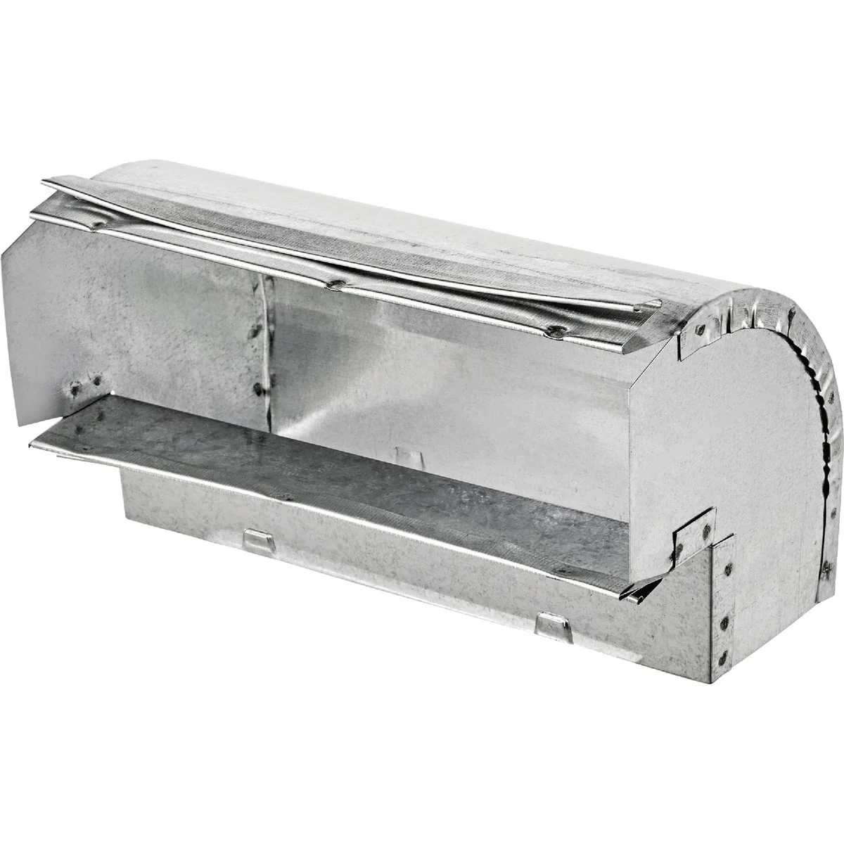 Pure Lambro 3-1 4 In. x 10 In. Galvanized Flat Elbow Fine