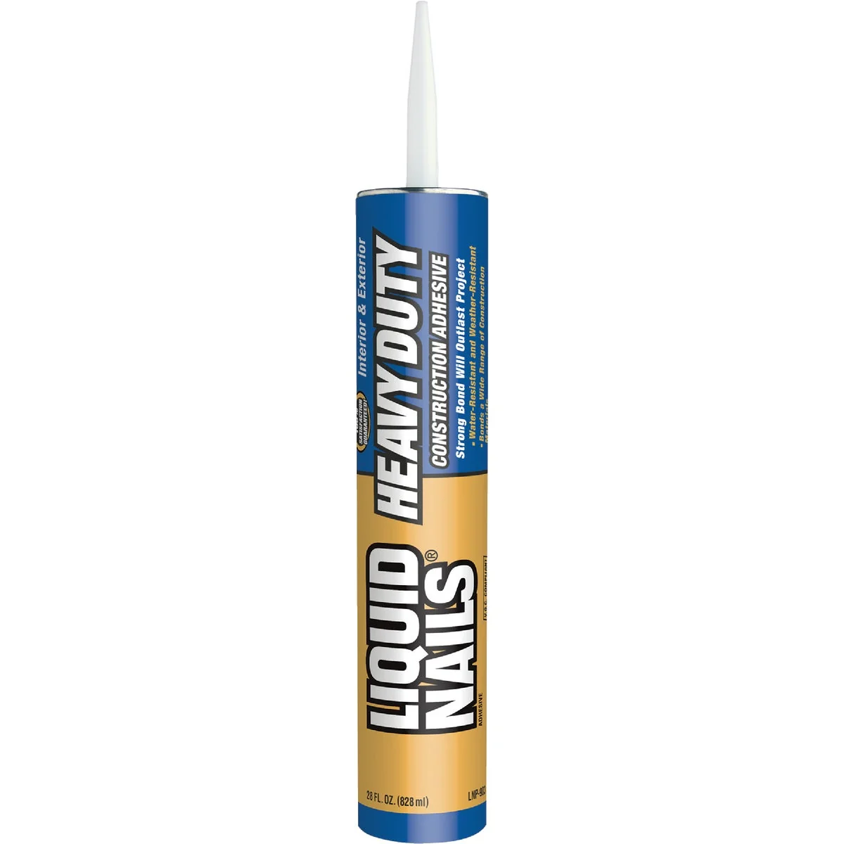 Sustainable Liquid Nails 28 Oz. Heavy Duty VOC Construction Adhesive Flexible
