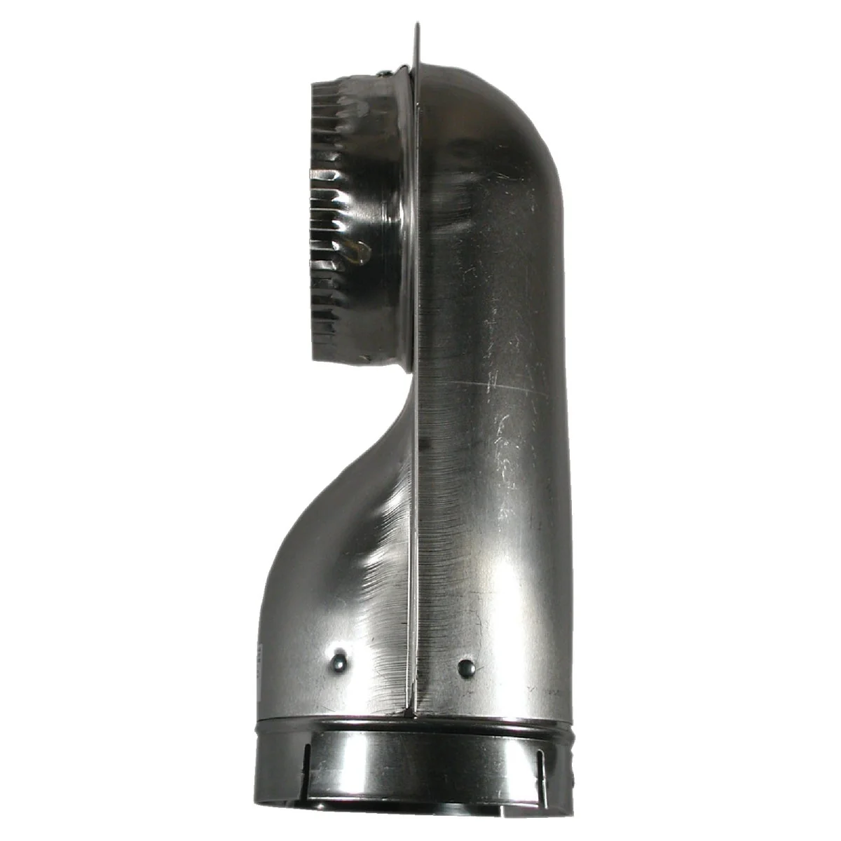 Official Builders 4-1 2 In. Heavy-Gauge Drawn Aluminum Wall Offset Dryer Elbow Trusted