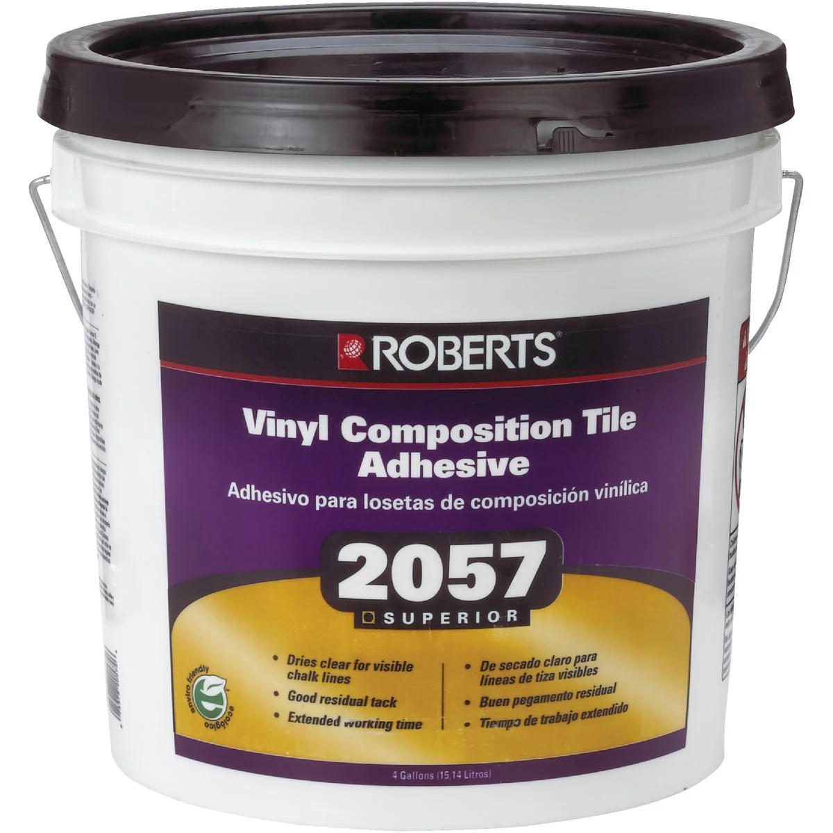 Exclusive Roberts 4 Gal. Clear Thin Spread Floor Tile Adhesive Specialty