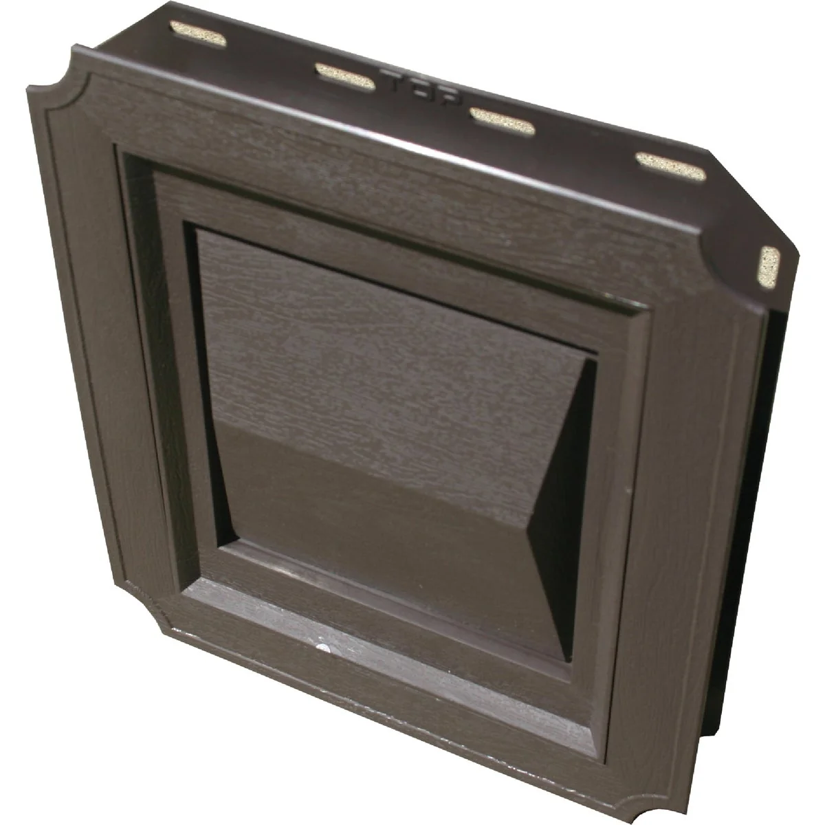 Modern Builder’s 4 In. Brown Plastic J-Block Dryer Vent Hood Verified