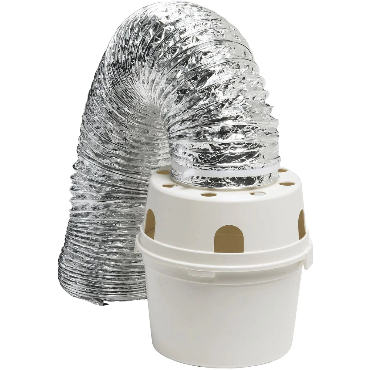 Fine Crafted Dundas Jafine White Indoor Electric Dryer Vent Kit 5-Piece High-Quality