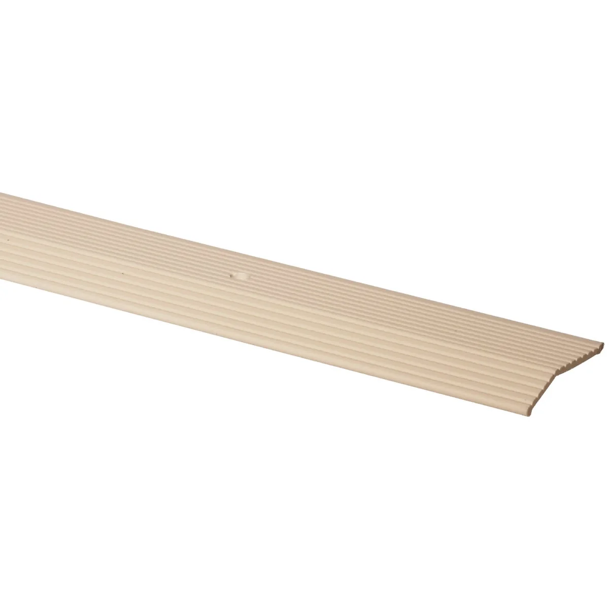 Functional M-D Almond Fluted 1-3 8 In. x 3 Ft. Aluminum Carpet Trim Bar Wide Luxury
