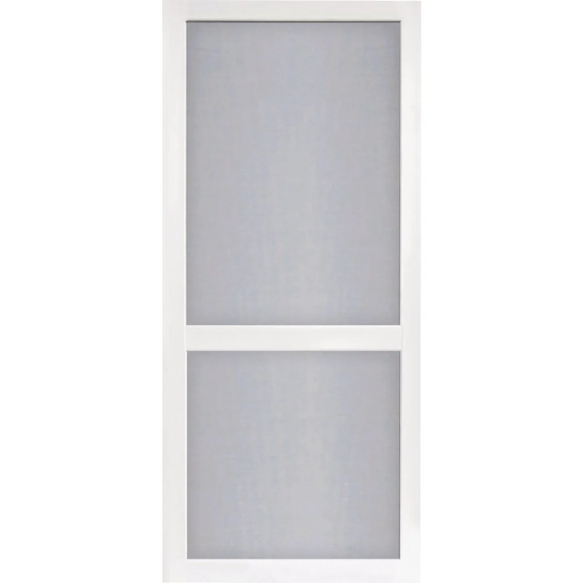 Lightweight Screen Tight Vinylcraft 36 In. W x 80 In. H x 1 In. Thick White Vinyl Screen Door World-Class