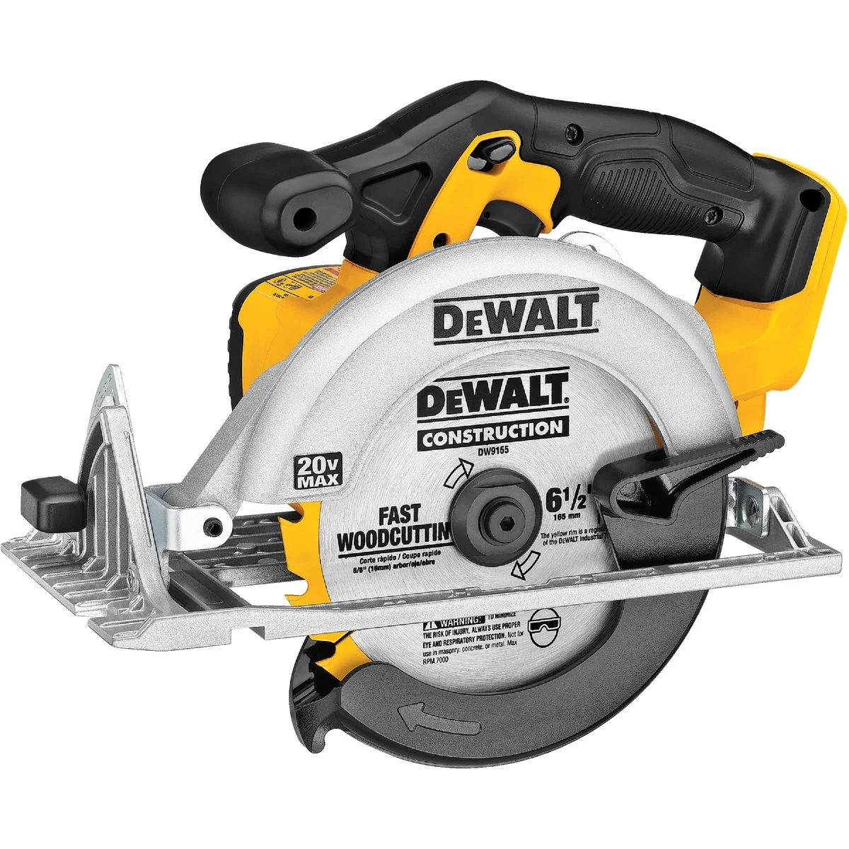 Dependable DeWalt 20 Volt MAX Lithium-Ion 6-1 2 In. Cordless Circular Saw Bare Tool High-Performance
