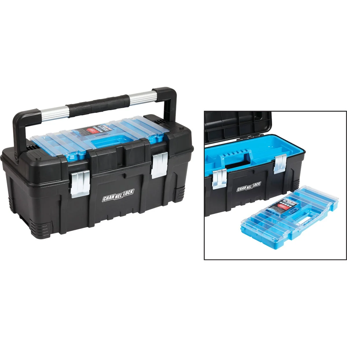 Trendy Channellock 22 In. Toolbox with Organizer Prestigious