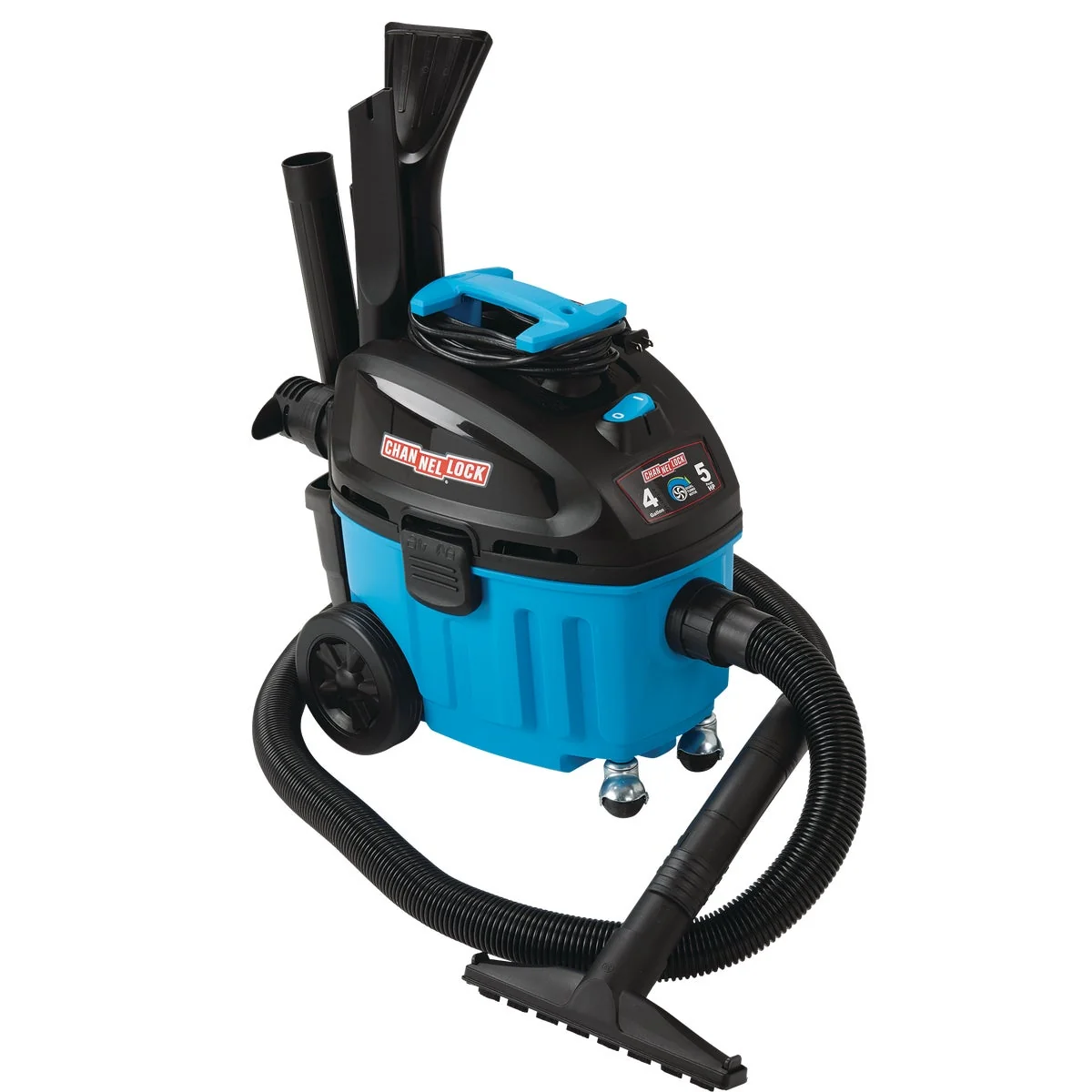 Premium Channellock 4 Gal. 5.0-Peak HP Contractor Wet Dry Vacuum Stylish