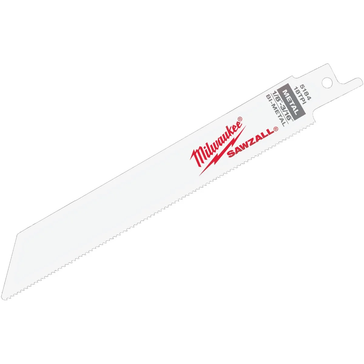 Unique Milwaukee Sawzall 6 In. 18 TPI Metal Reciprocating Saw Blade High-Performance