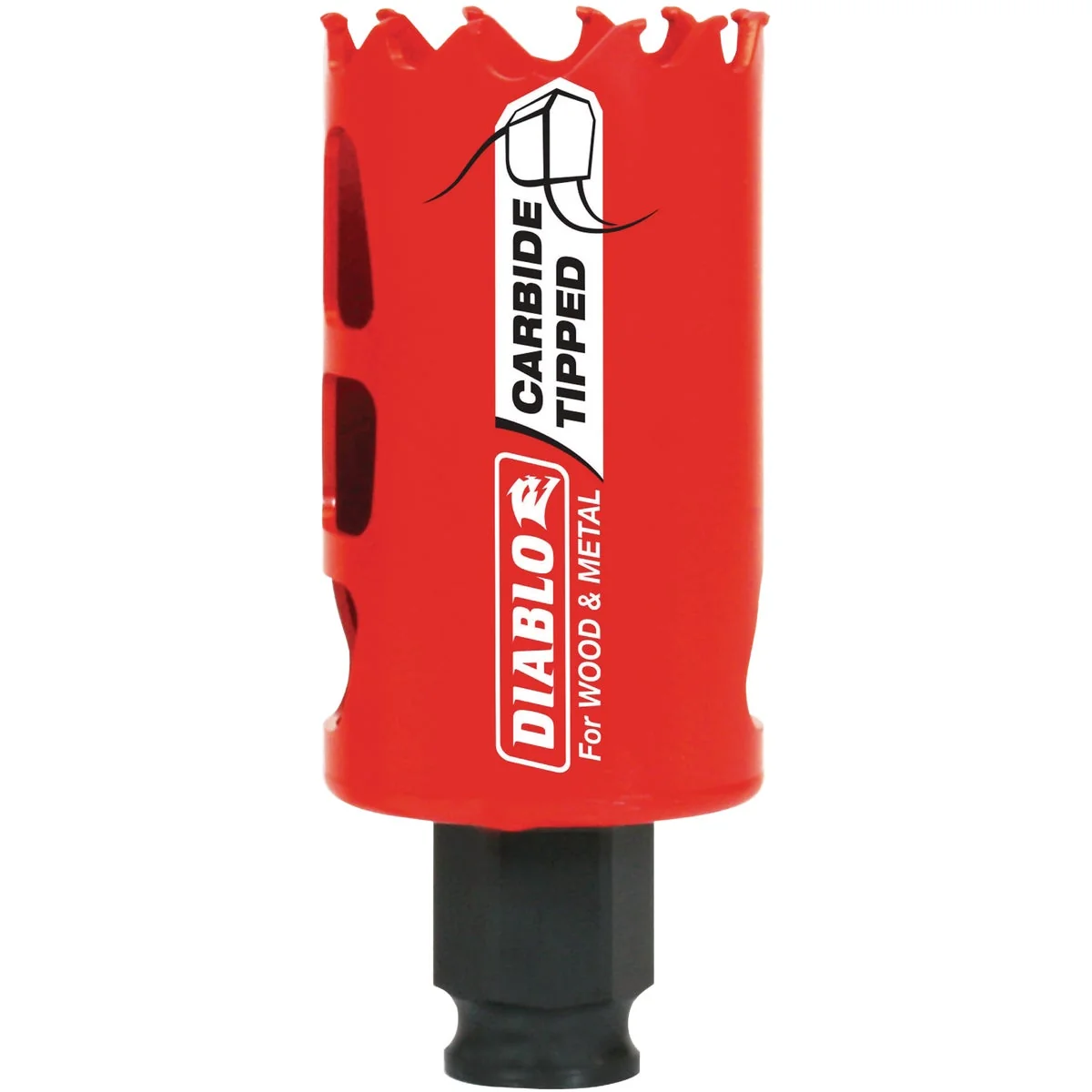 Effective Diablo 1-1 2 In. Carbide-Tipped Hole Saw Consistent