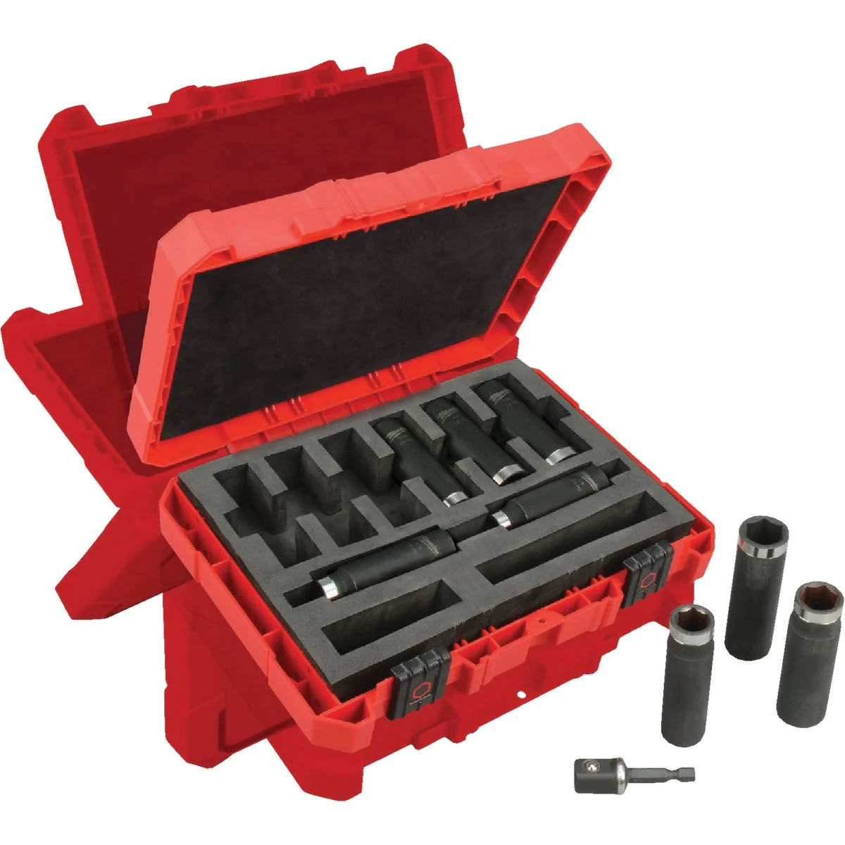 Original Milwaukee SHOCKWAVE Standard 1 2 In. Drive 6-Point Deep Impact Driver Set 9-Piece Durable
