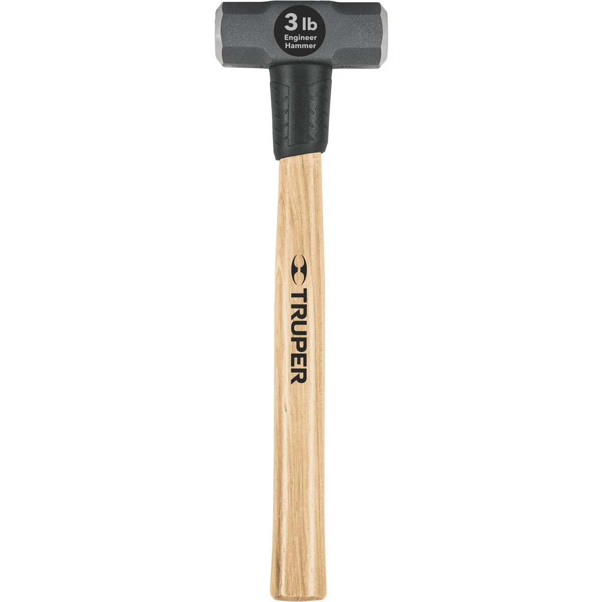 Natural Truper 3 Lb. Steel Double Face Drilling Hammer with Hickory Handle Organic
