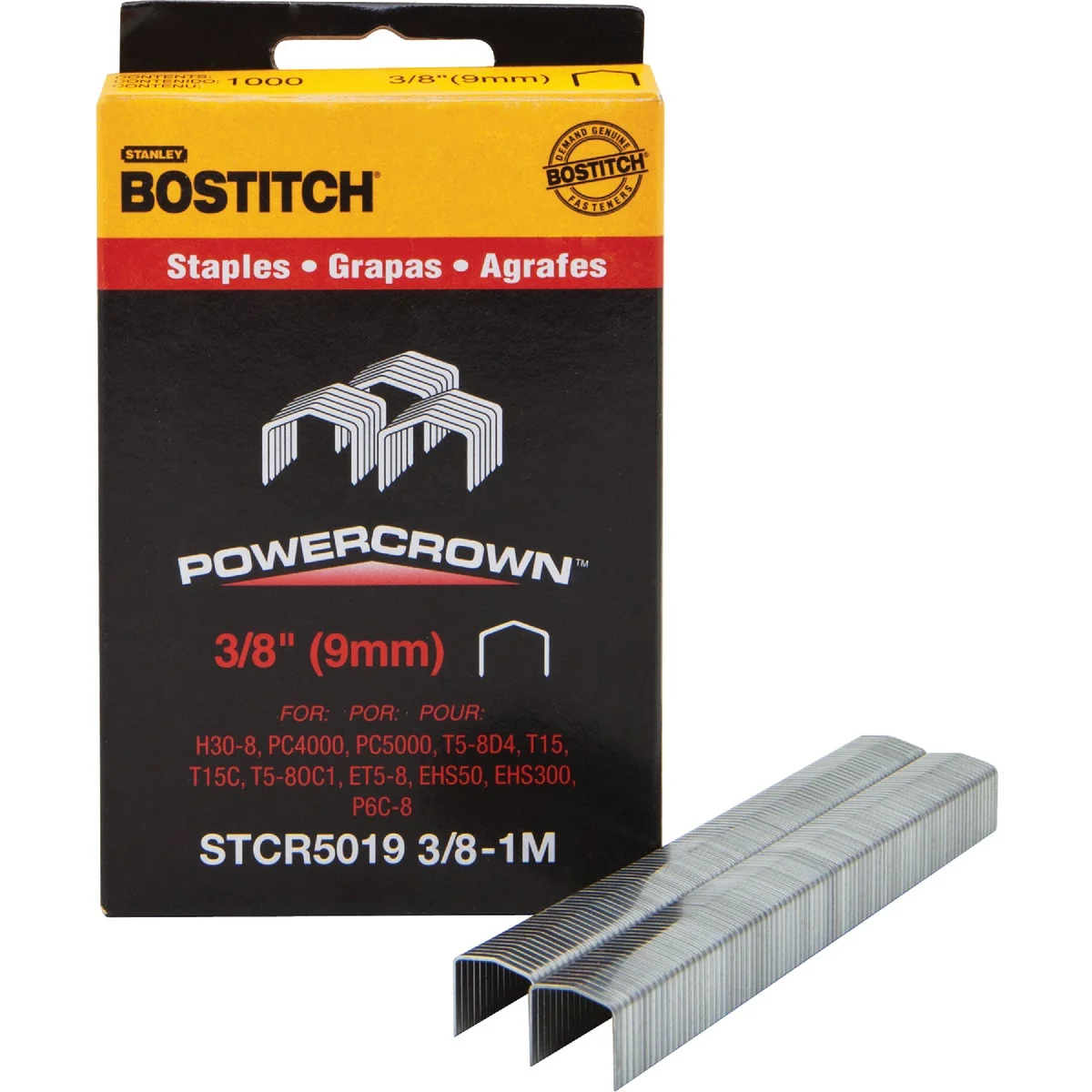 Trusted Bostitch Powercrown Hammer Tacker Staple 3 8 In. 1000-Pack Optimized