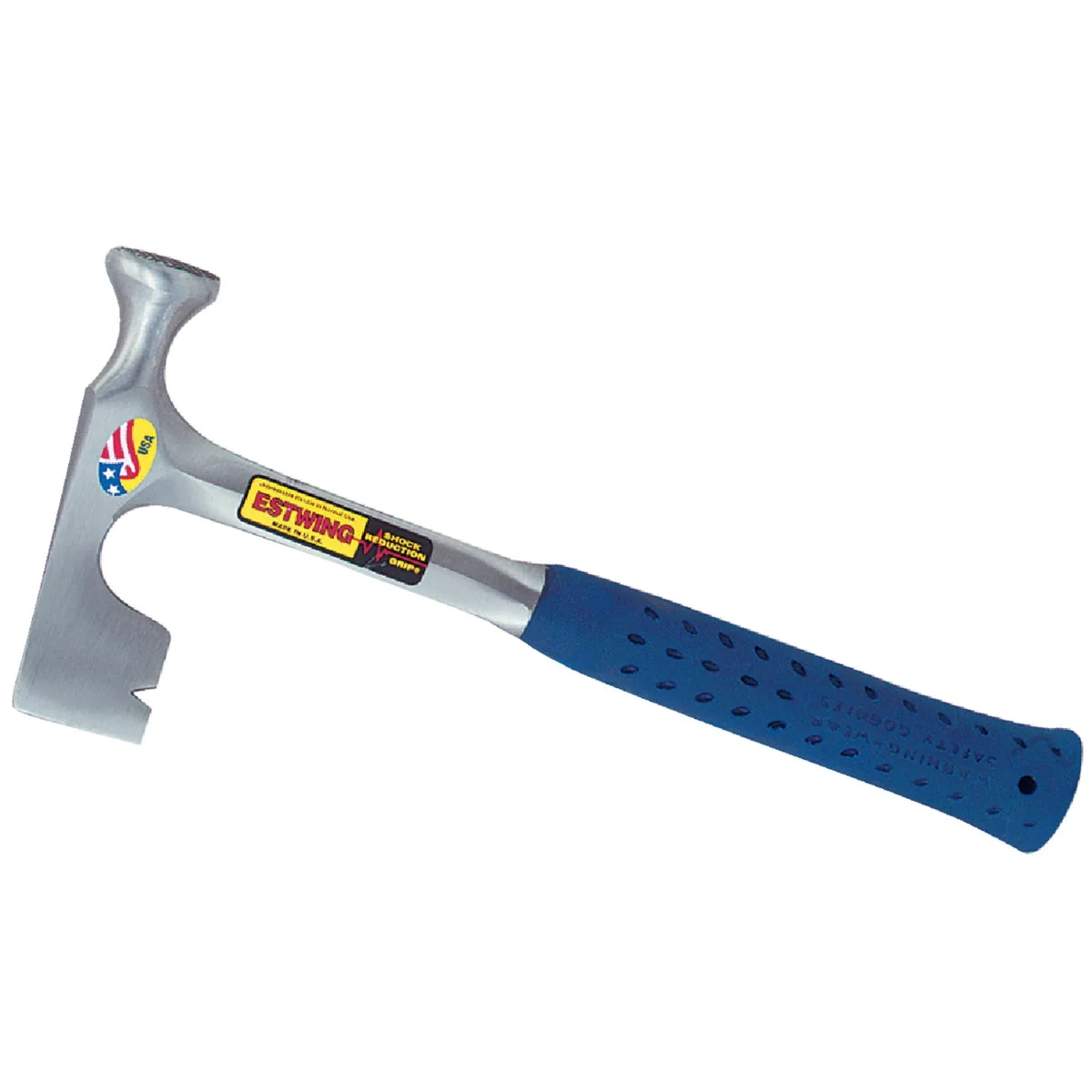Optimized Estwing 14 Oz. Steel Drywall Hammer with 14-1 2 In. Rubber Grip Handle Green