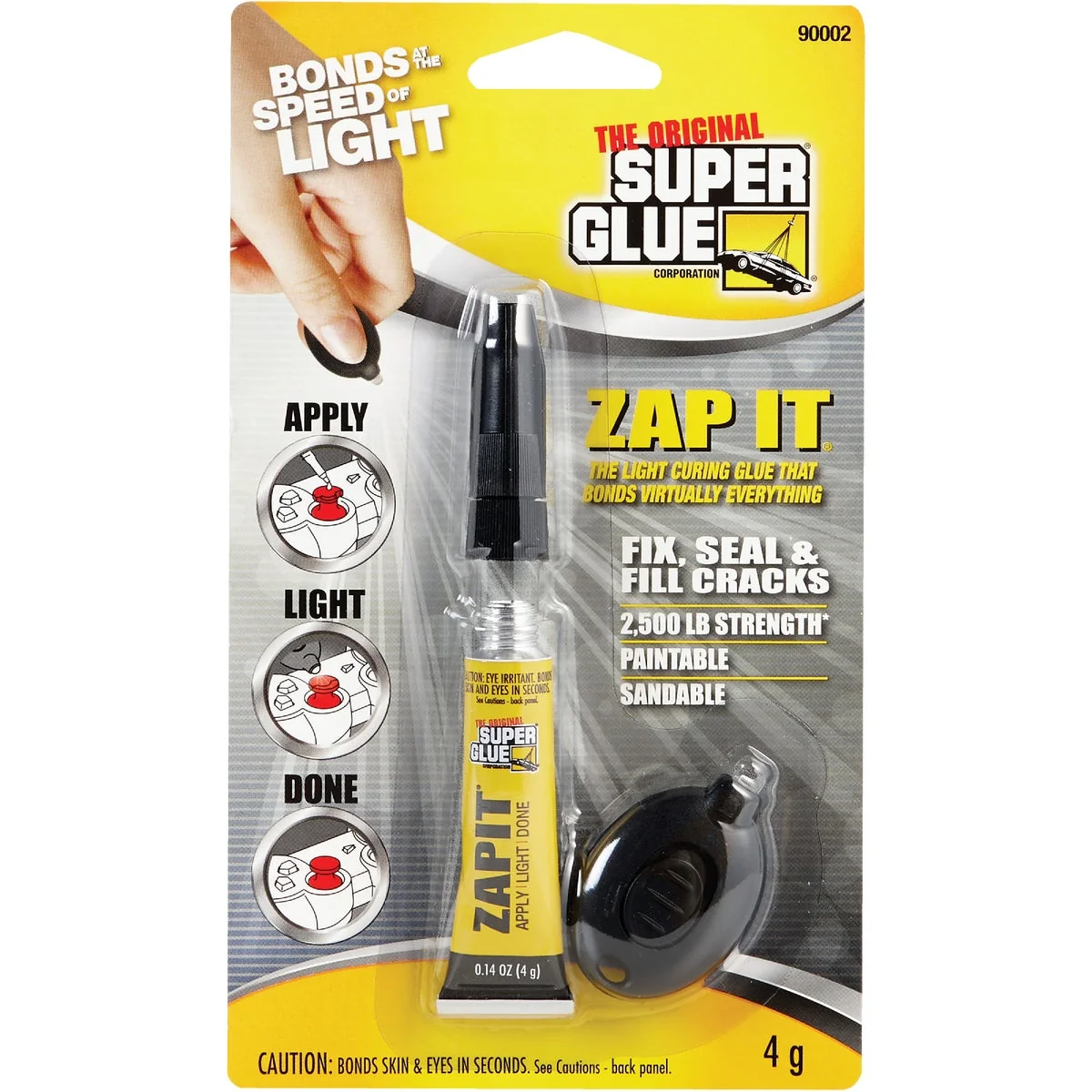 Official Zap It 0.14 Oz. Liquid Super Glue Convenient