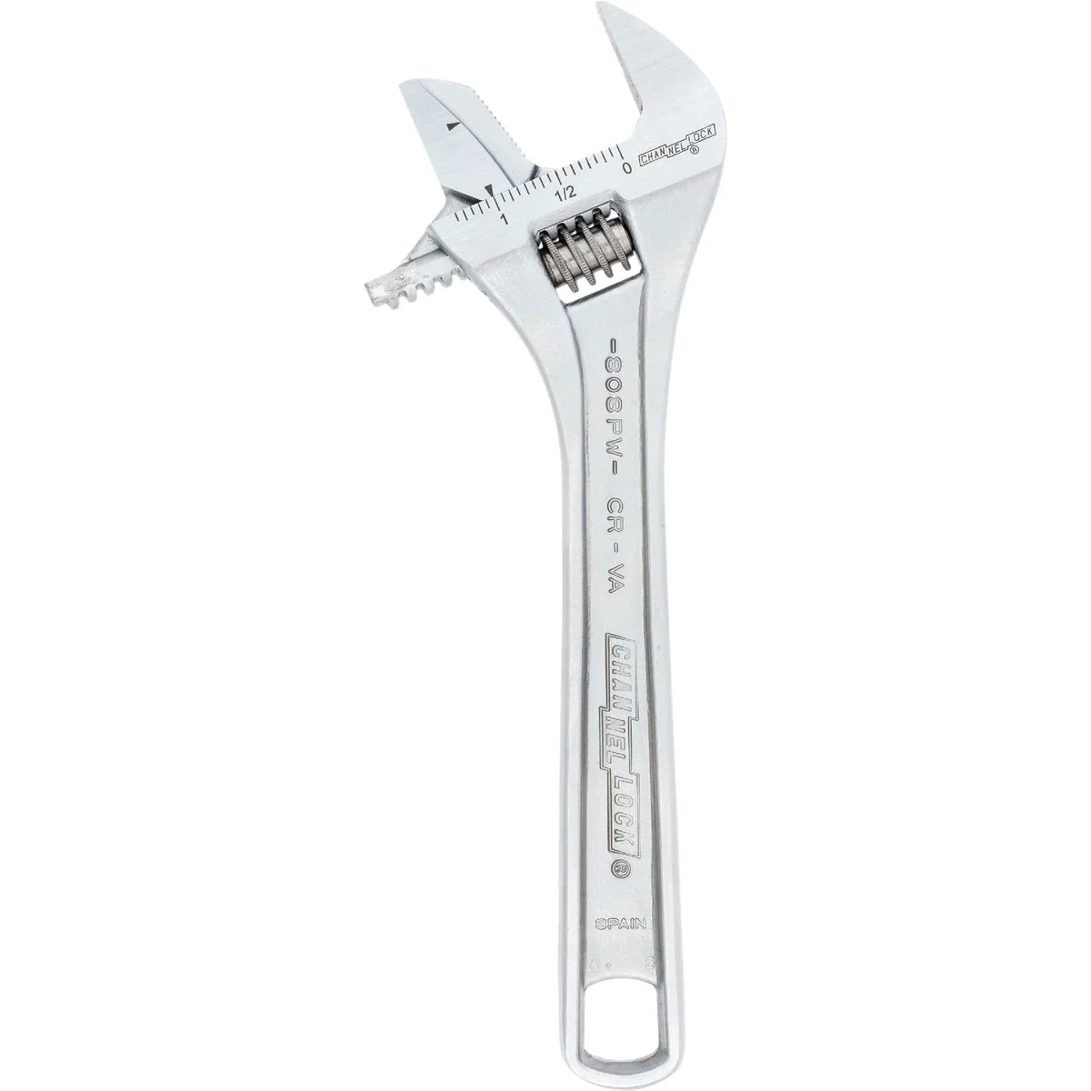 Safe Channellock 8 In. Steel Adjustable Pipe Wrench with Extra Wide Reversible Jaw Durable