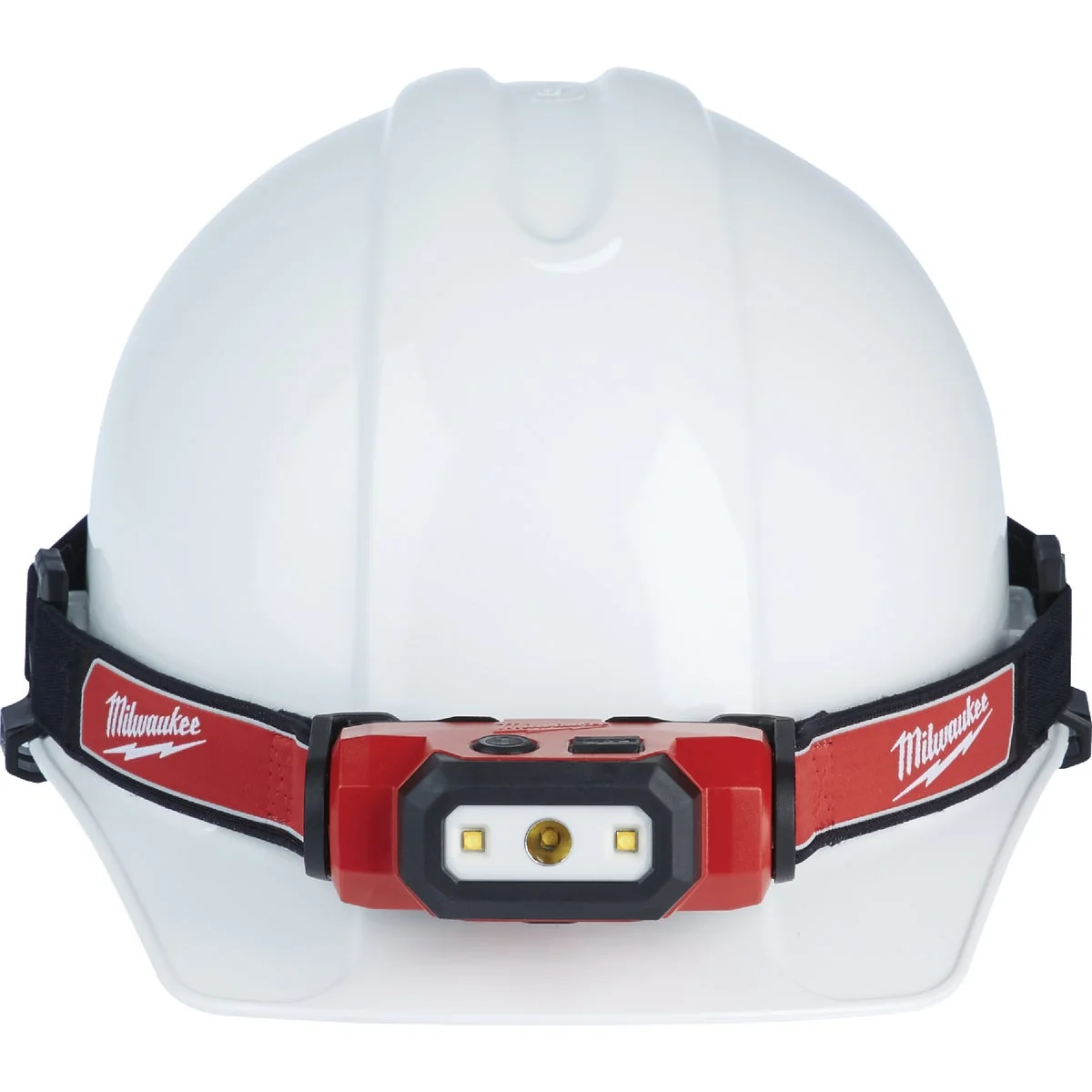 Powerful Milwaukee 475 Lm. LED REDLITHIUM USB Rechargeable Hard Hat Headlamp Refined