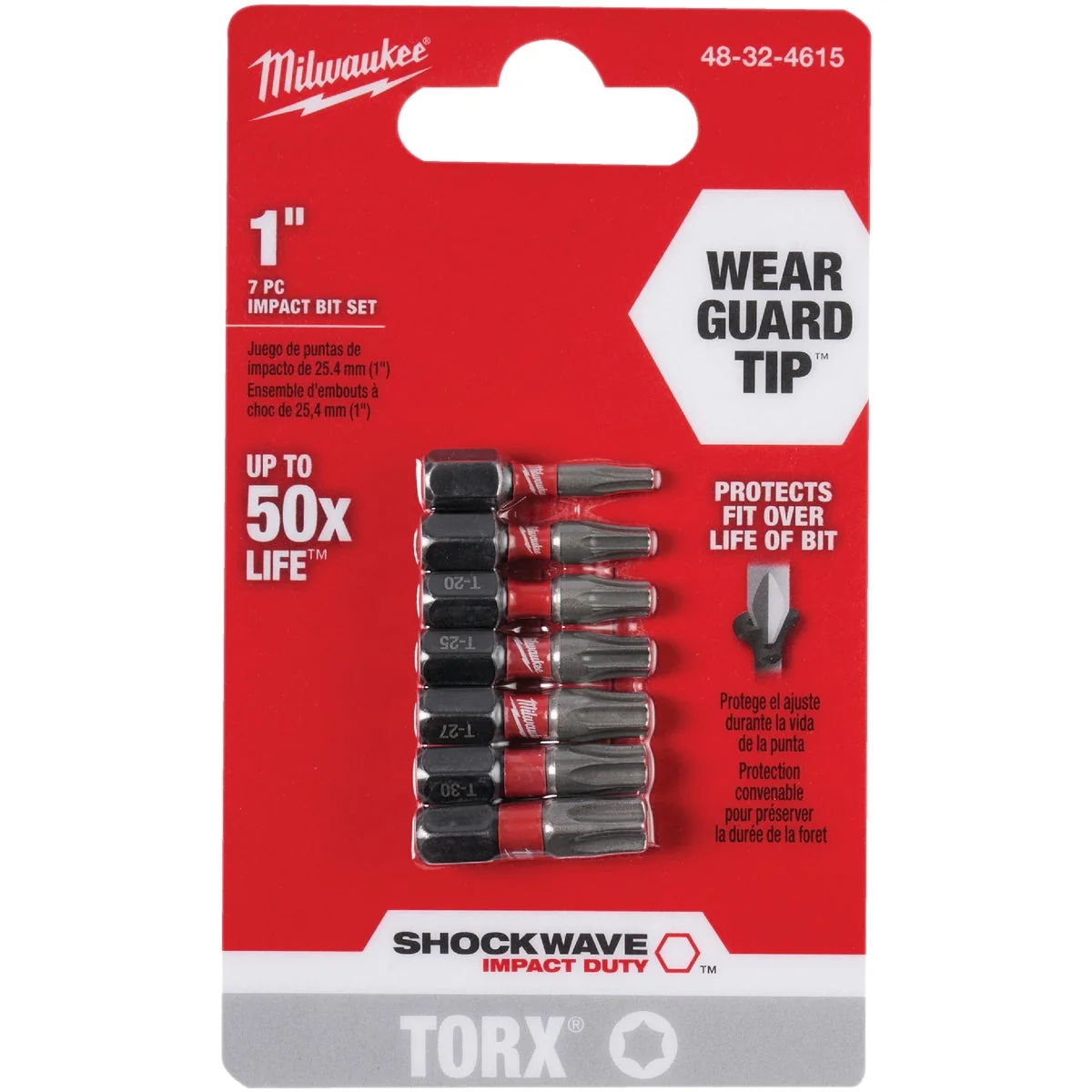 Efficient Milwaukee 7-Piece Impact Screwdriver Bit Set Healthy