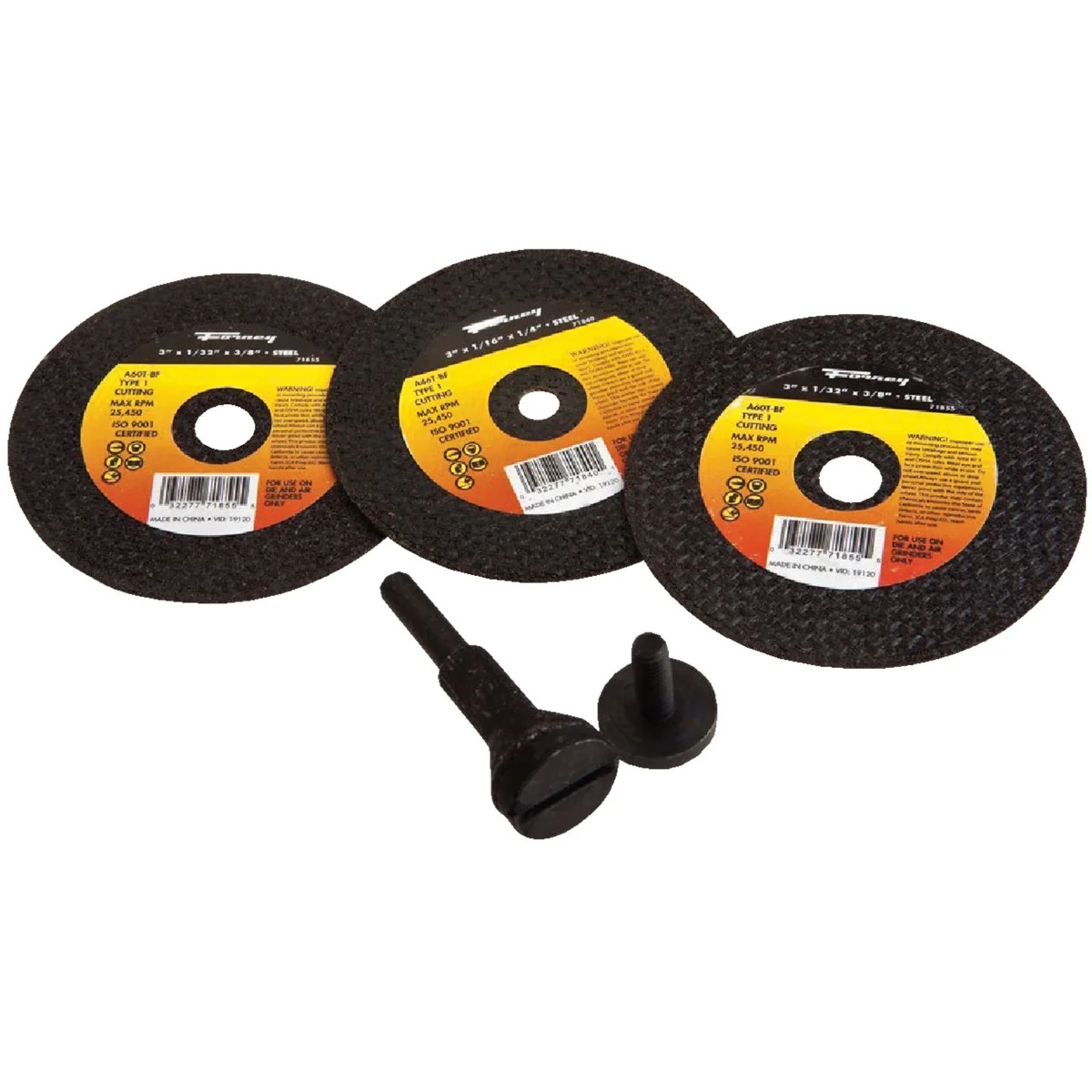 Fine Crafted Forney Cut-Off Wheel Set 5-Pieces 5-Pack Long-Lasting