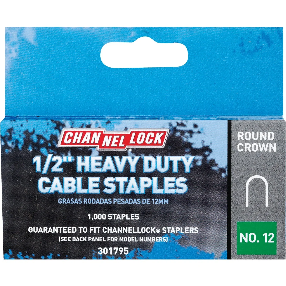First-Class Channellock T25 Round Crown Cable Staple 1 2 In. 1000-Pack Premium Material