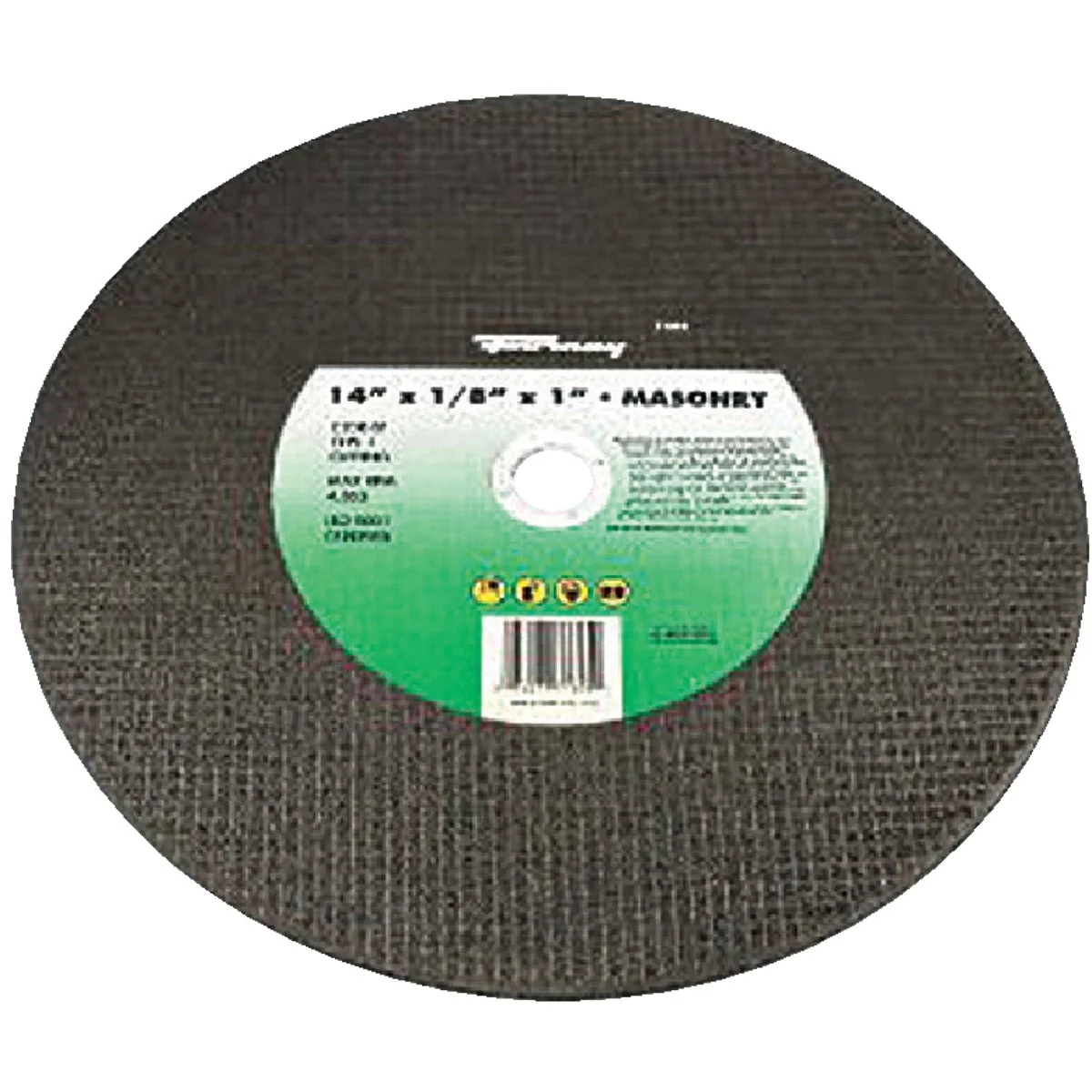 Secure Forney Type 1 14 In. x 1 8 In. x 1 In. Masonry Asphalt Cut-Off Wheel Safe
