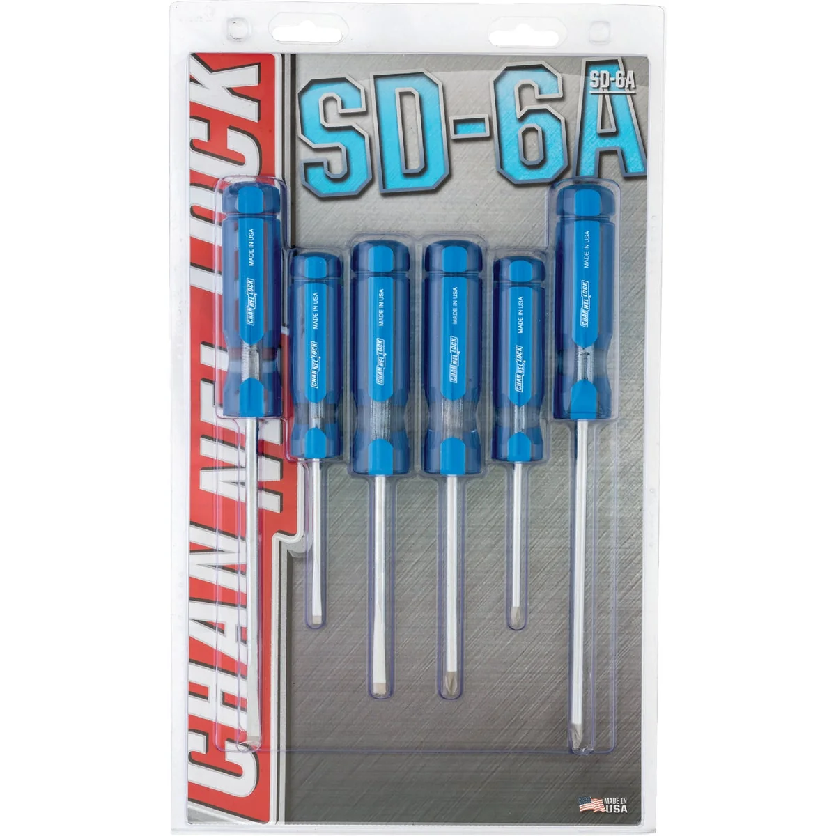 Powerful Channellock Professional Screwdriver Set 6-Piece Premium