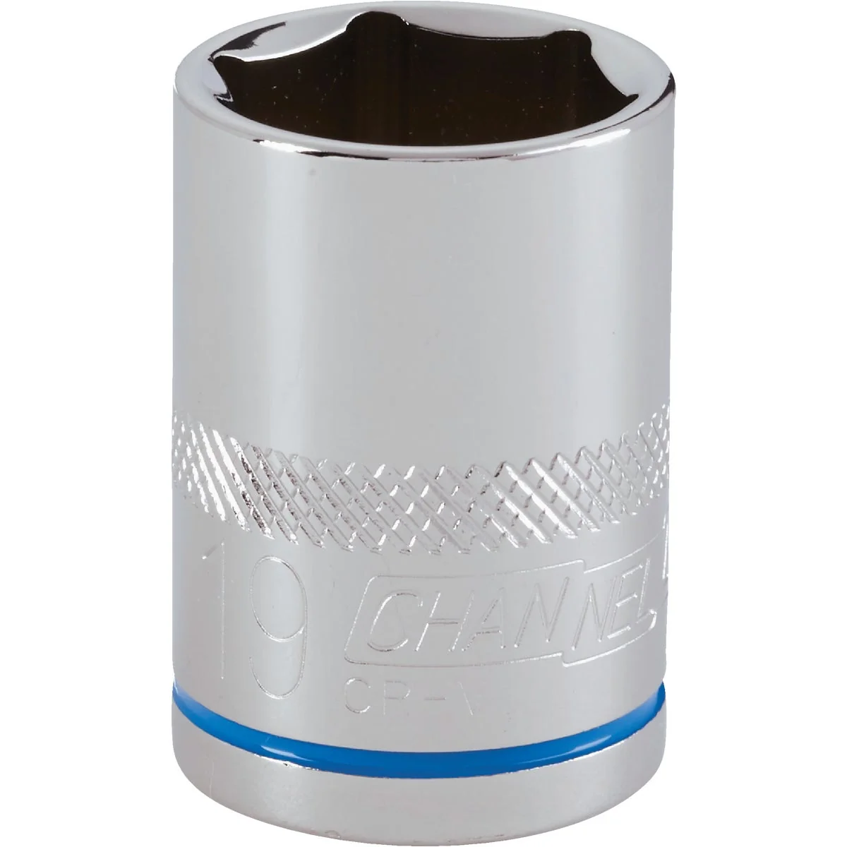 Secure Channellock 1 2 In. Drive 19 mm 6-Point Shallow Metric Socket Next-Generation