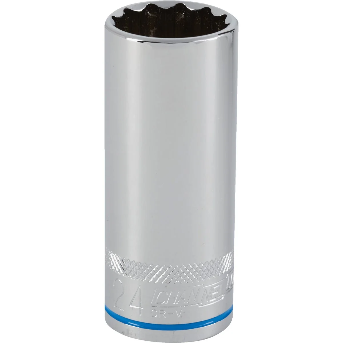 Enhanced Channellock 1 2 In. Drive 24 mm 12-Point Deep Metric Socket Long-Lasting