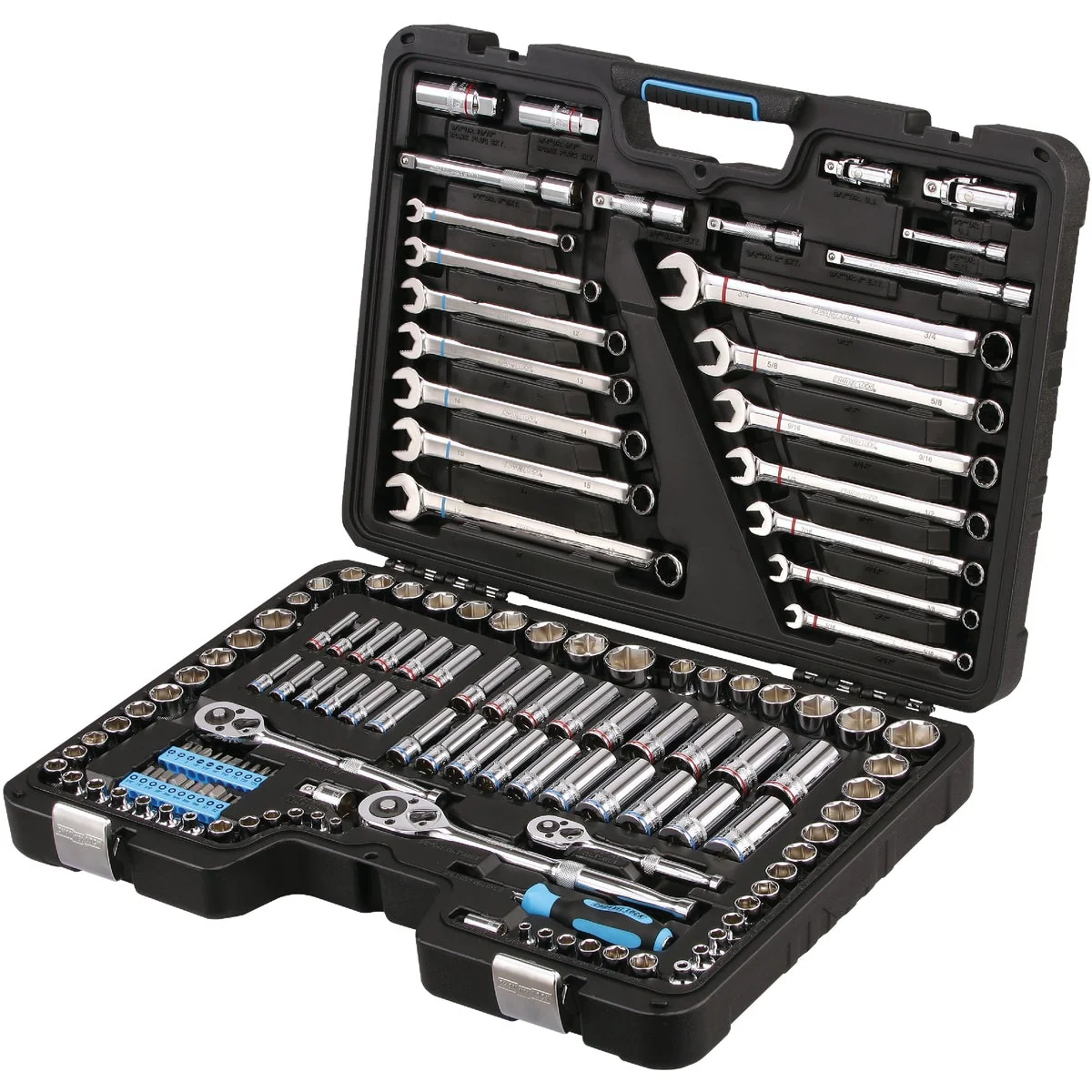 Healthy Channellock Standard and Metric 6-Point Combination Ratchet Socket Set 139-Piece Refined