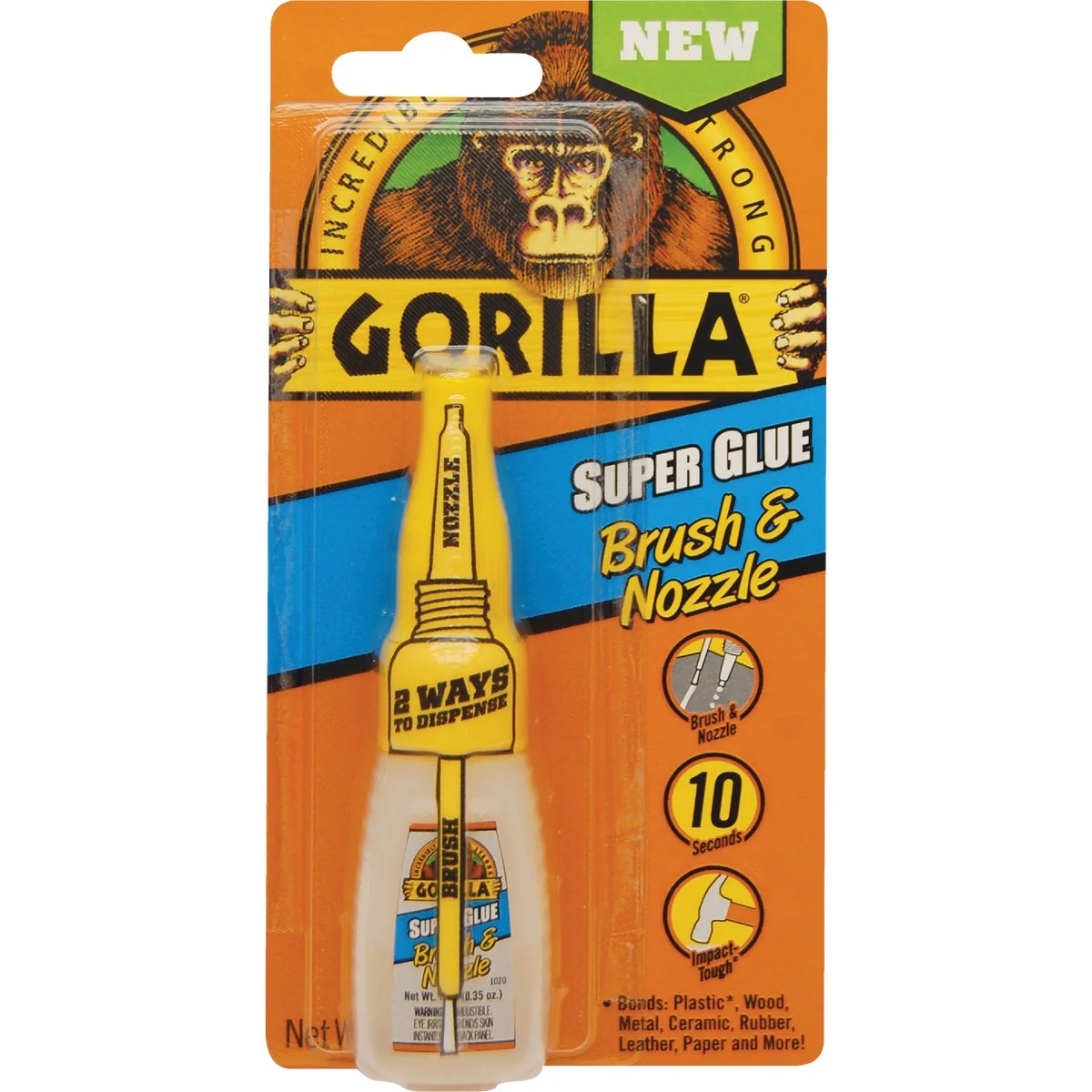 Elite Gorilla 0.42 Oz. Liquid Bottle Brush Nozzle Super Glue Prestigious
