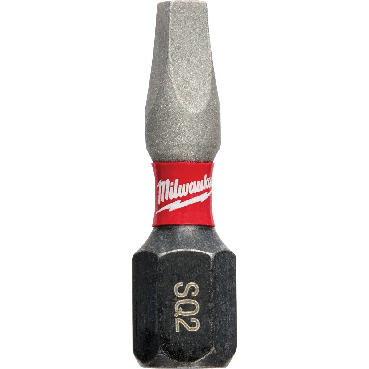 Long-Lasting Milwaukee Shockwave 2 Square Recess 1 In. Insert Impact Screwdriver Bit Reliable