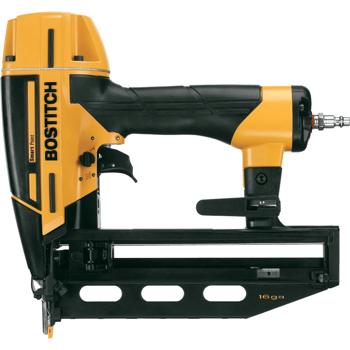 Consistent Bostitch Smart Point 16-Gauge 2-1 2 In. Straight Finish Nailer Kit Easy-to-Use