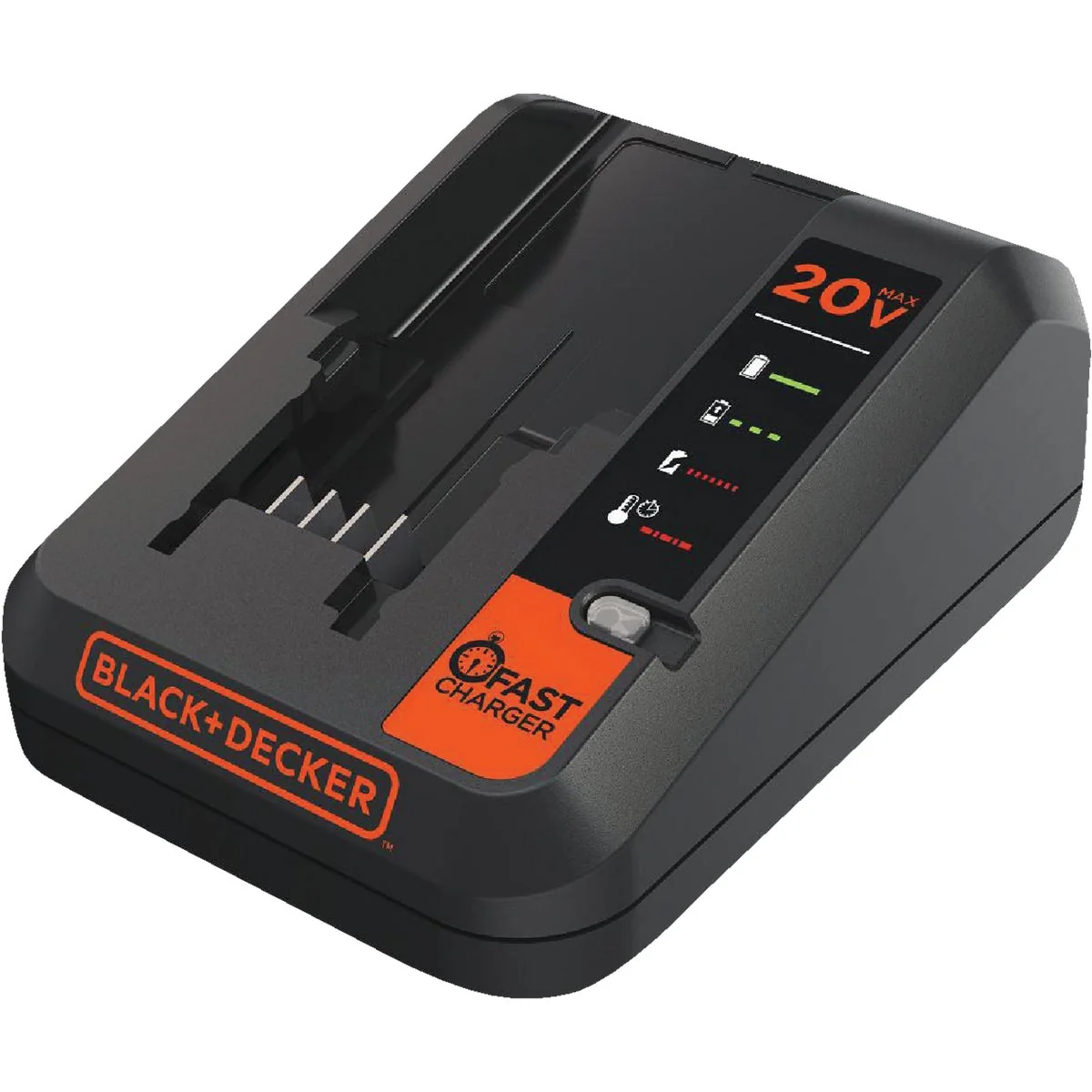 Functional Black Decker 12 Volt to 20 Volt MAX Lithium-Ion Fast Battery Charger Enhanced