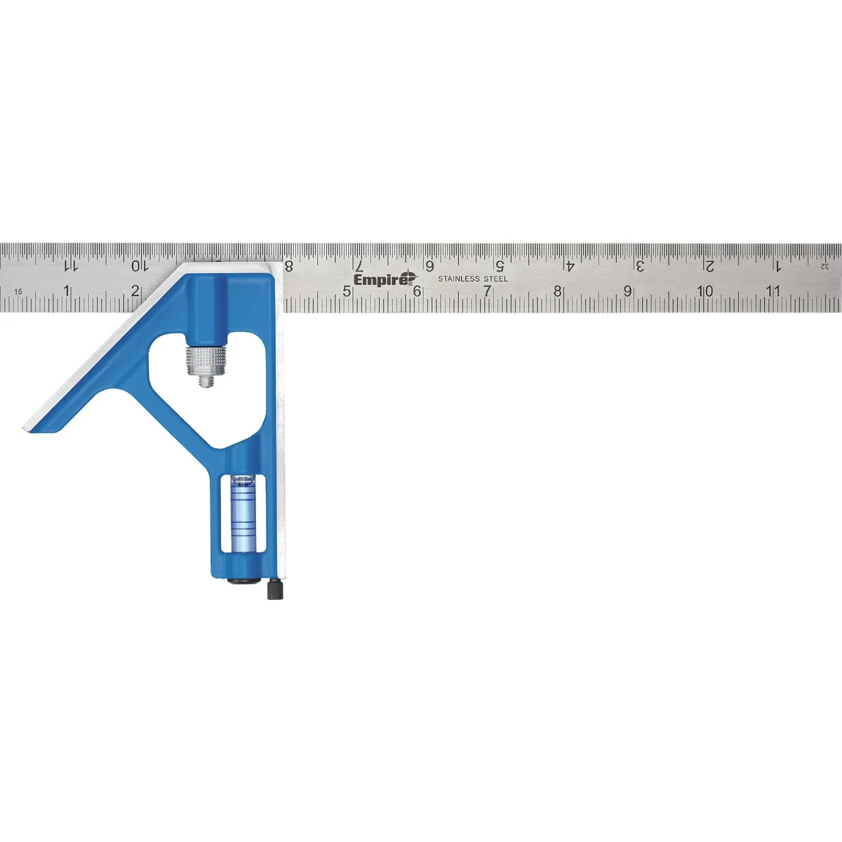 Contemporary Empire True Blue 12 In. English Heavy-Duty Professional Combination Square World-Class