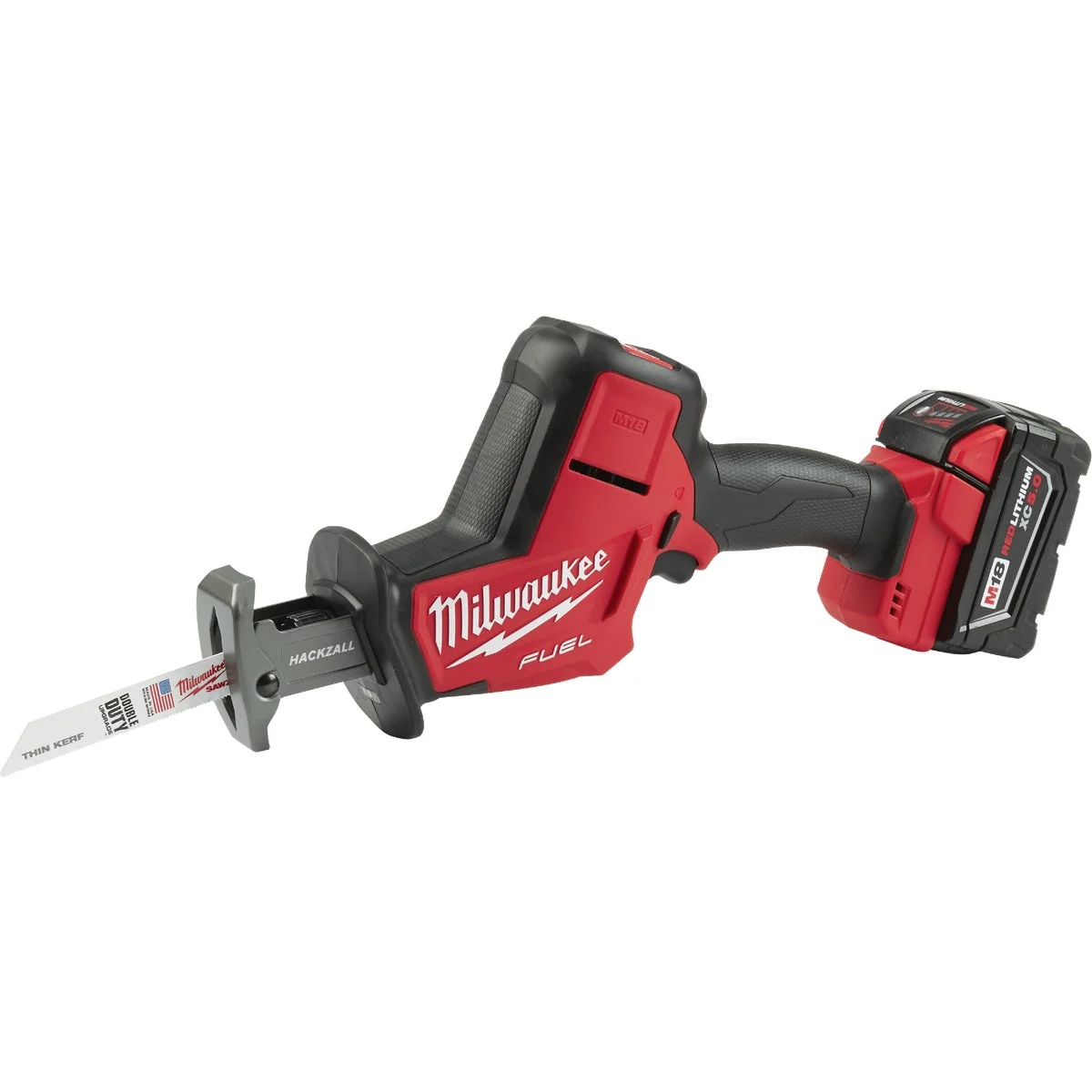 Versatile Milwaukee HACKZALL M18 FUEL 18-Volt Lithium-Ion Brushless Cordless Reciprocating Saw Kit Advanced