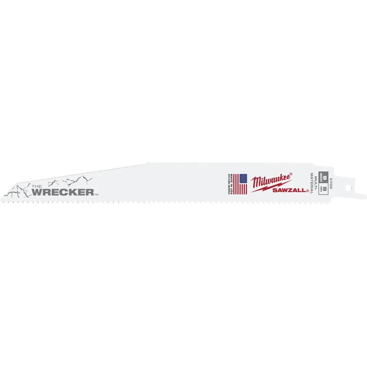 Enhanced Milwaukee Sawzall THE WRECKER 9 In. 7 11 TPI Multi-Material Demolition Reciprocating Saw Blade 25-Pack Fine Crafted